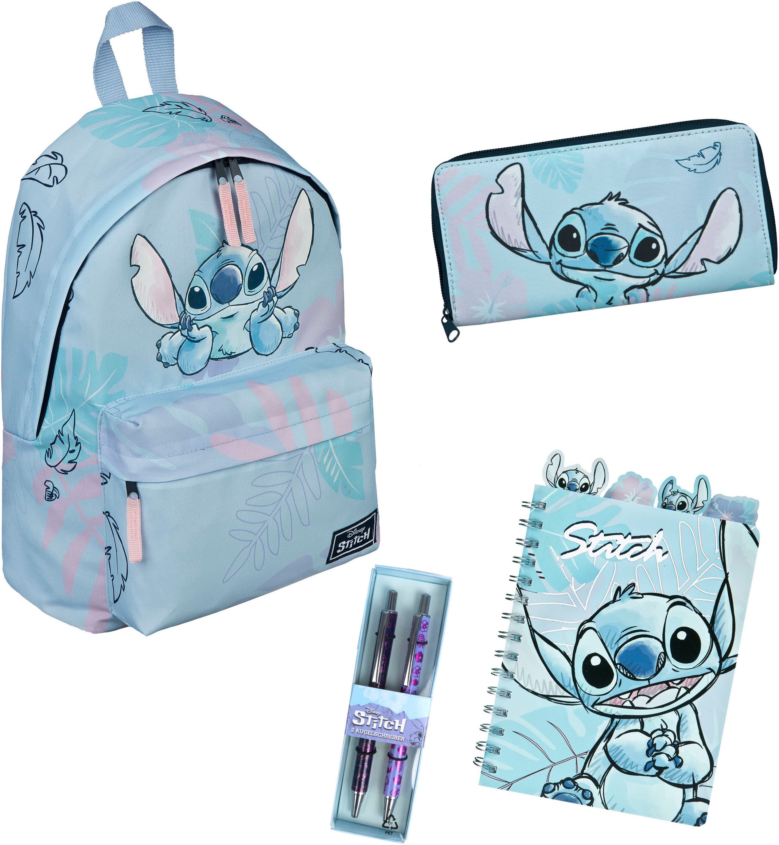 UNDERCOVER Schulrucksack Stitch (Rucksack, Geldbörse, Spiralnotizblock