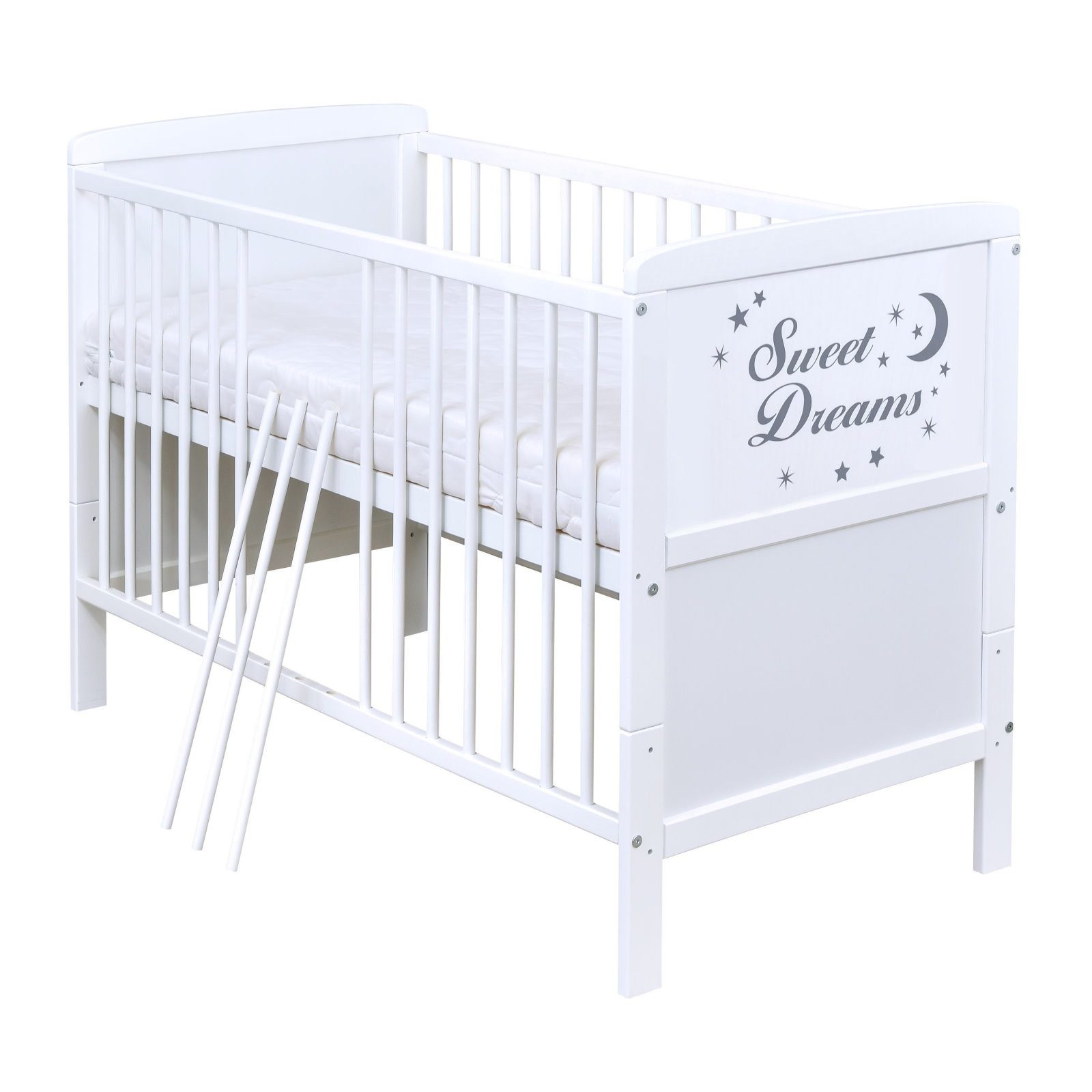 Baby-Delux Babybett Sweet Dreams, Kinderbett Gitterbett