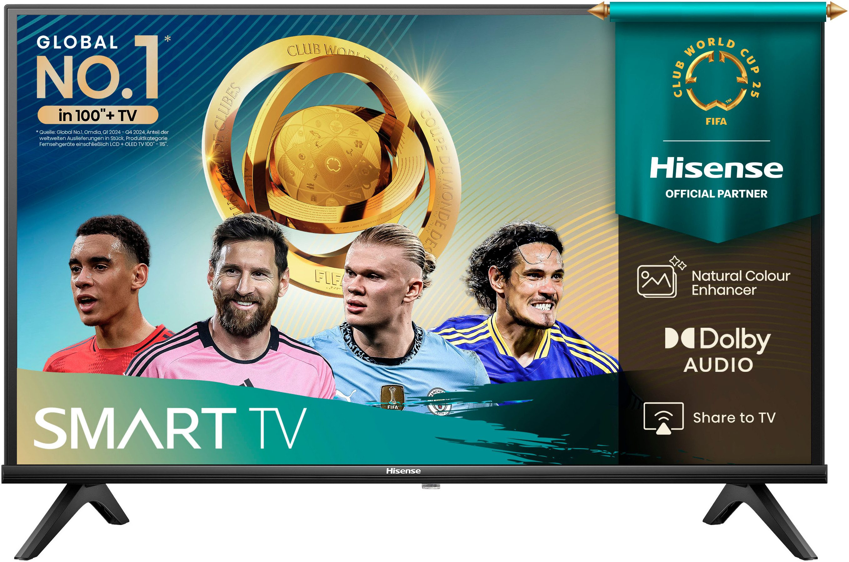 Hisense 40E4QT LED-Fernseher (100 cm/40 Zoll,