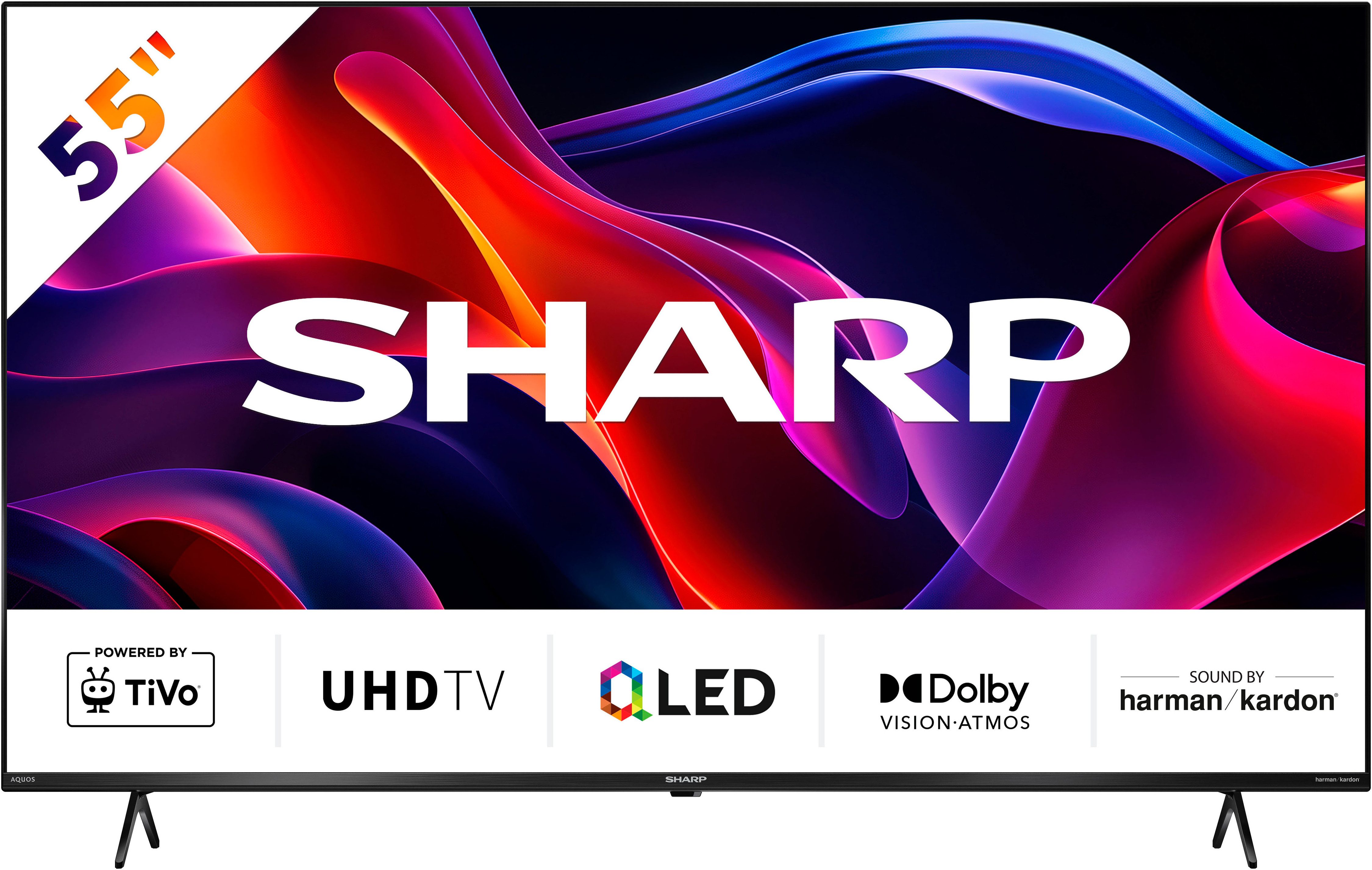 Sharp 4T-C55GMx QLED-Fernseher (139 cm/55 Zoll,