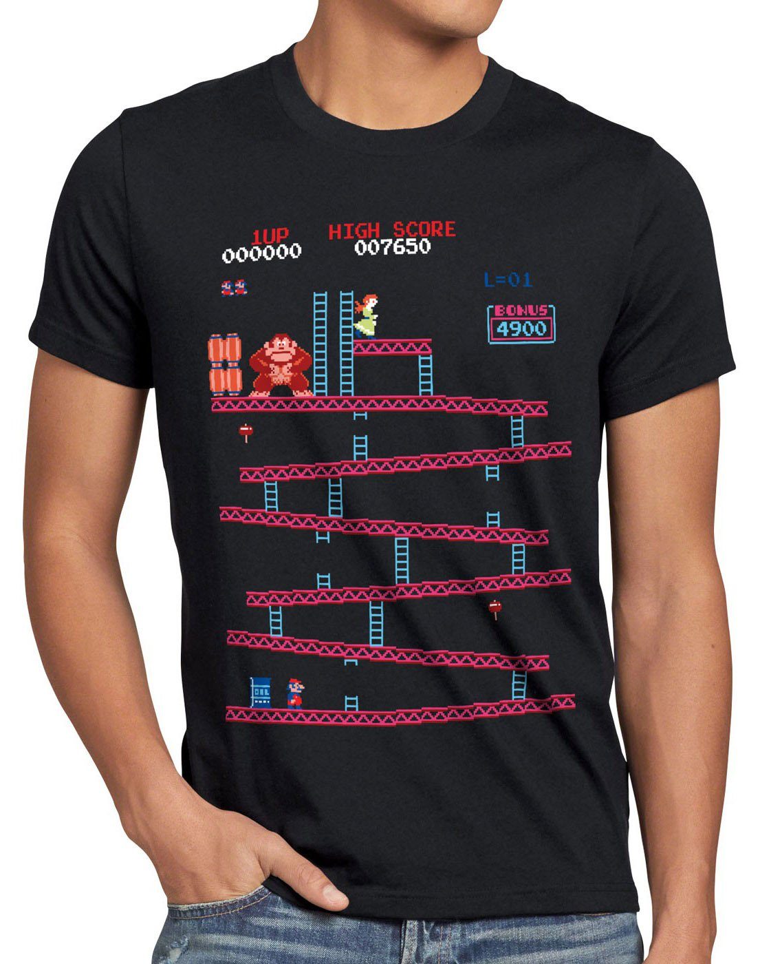 style3 T-Shirt Retro Kong donkey classic