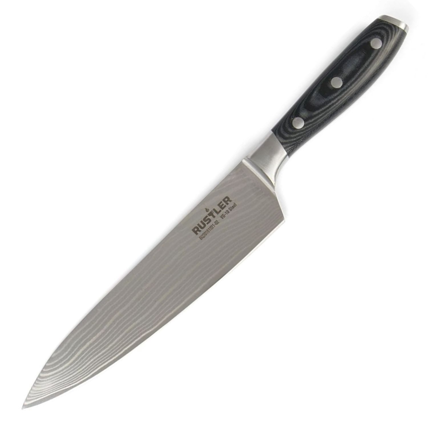 Rustler Damastmesser Damaszener Messer 20cm 67