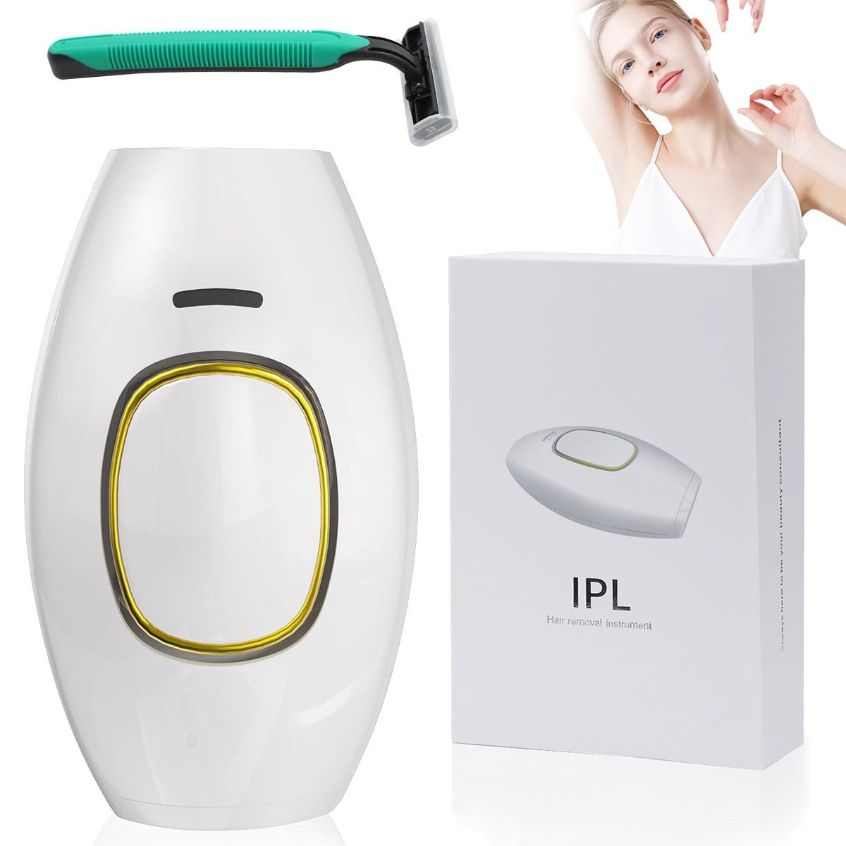 WILGOON IPL-Haarentferner IPL Haarentfernungsgerät mit 500.000