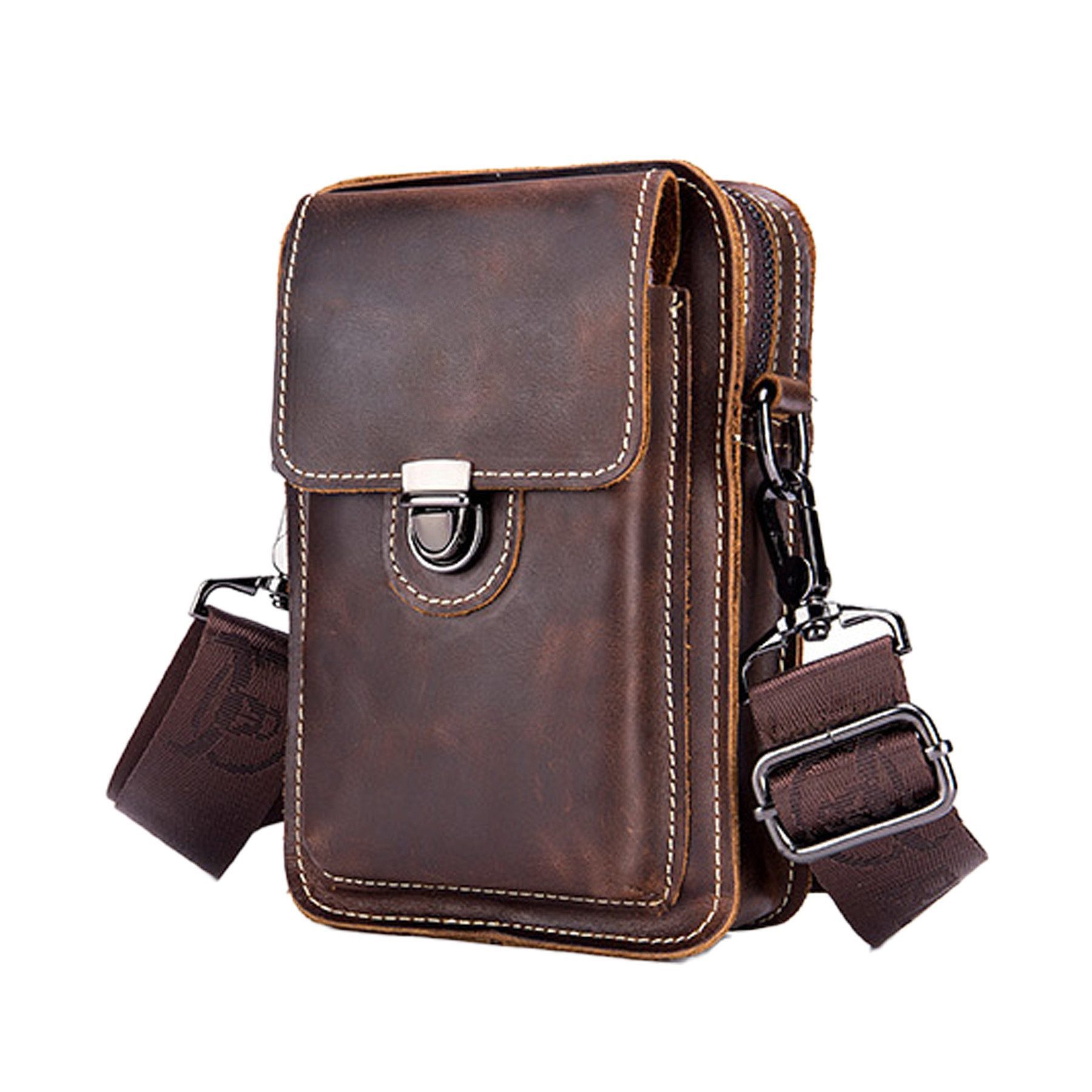 Mutig Umhängetasche handytasche Herren Herrentasche Schultertasche