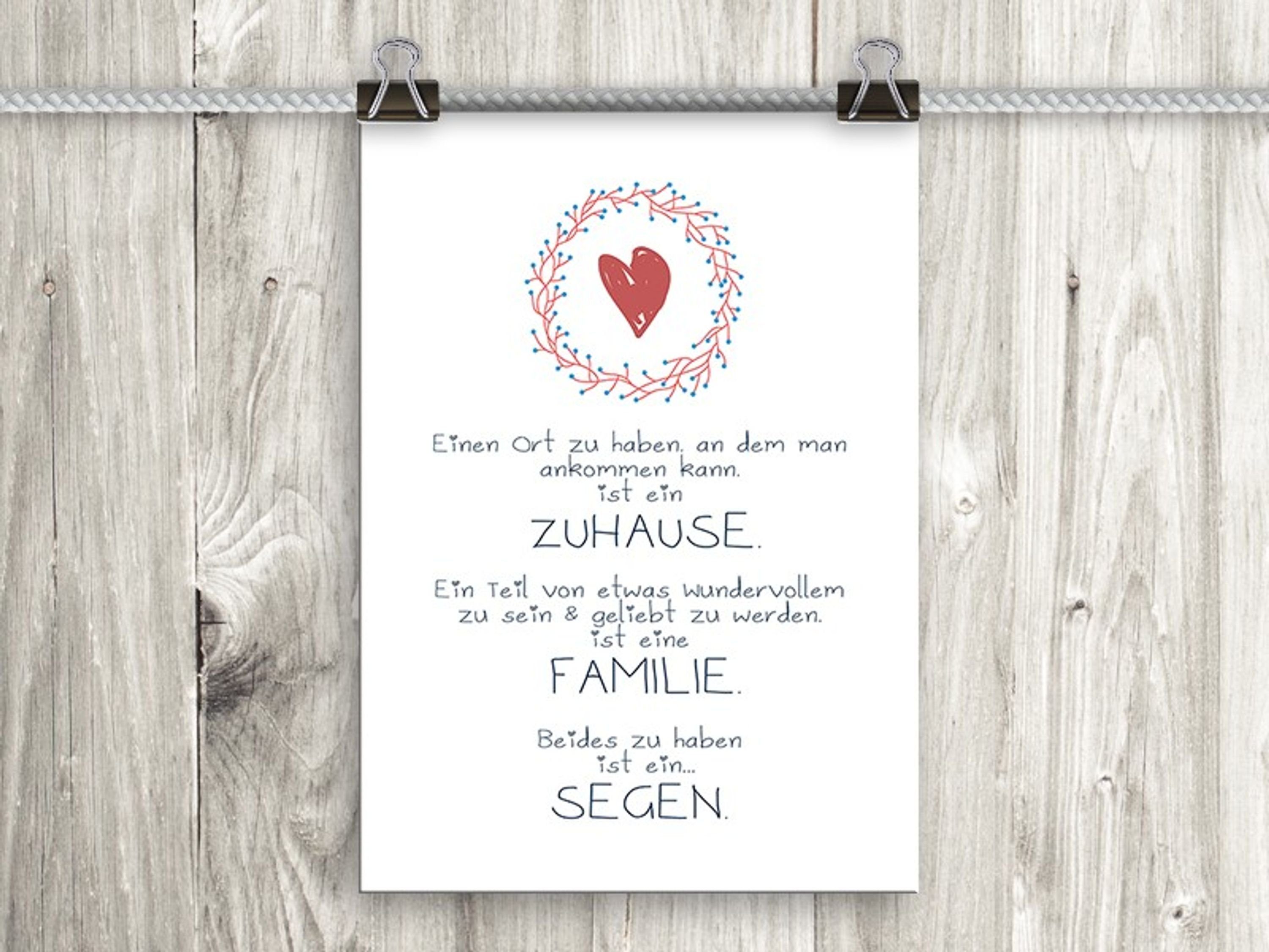 artissimo Poster Poster mit Spruch DinA4
