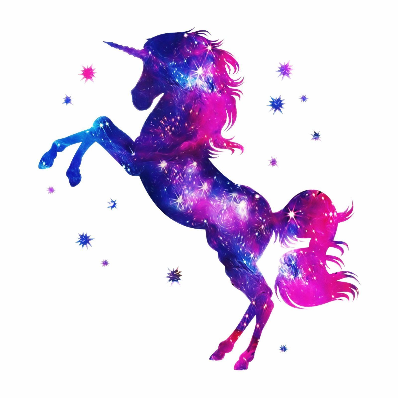 nikima Wandtattoo 163 Wandtattoo Einhorn pink