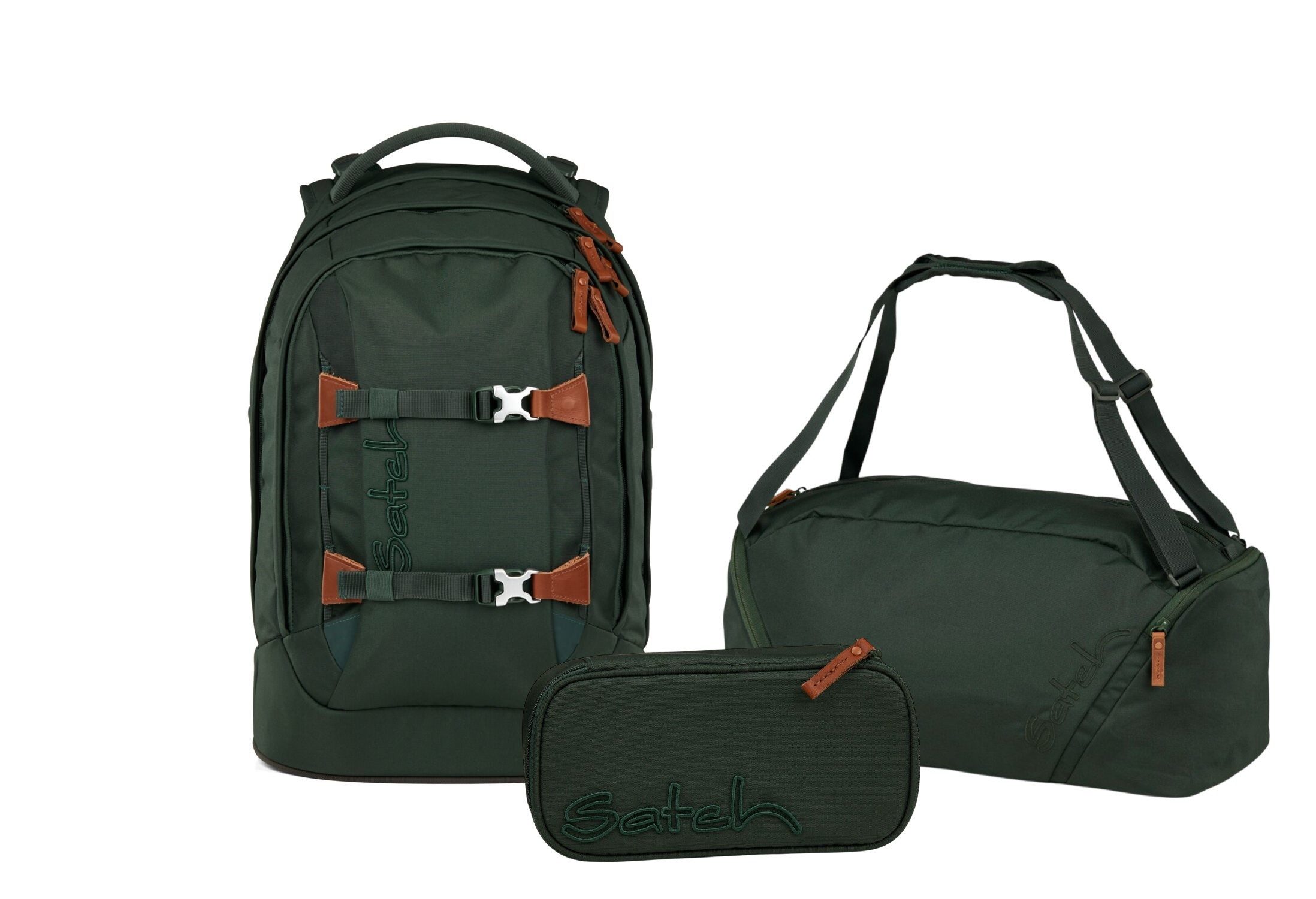 Satch Schulranzen Schulrucksack-Set PACK Nordic Forest