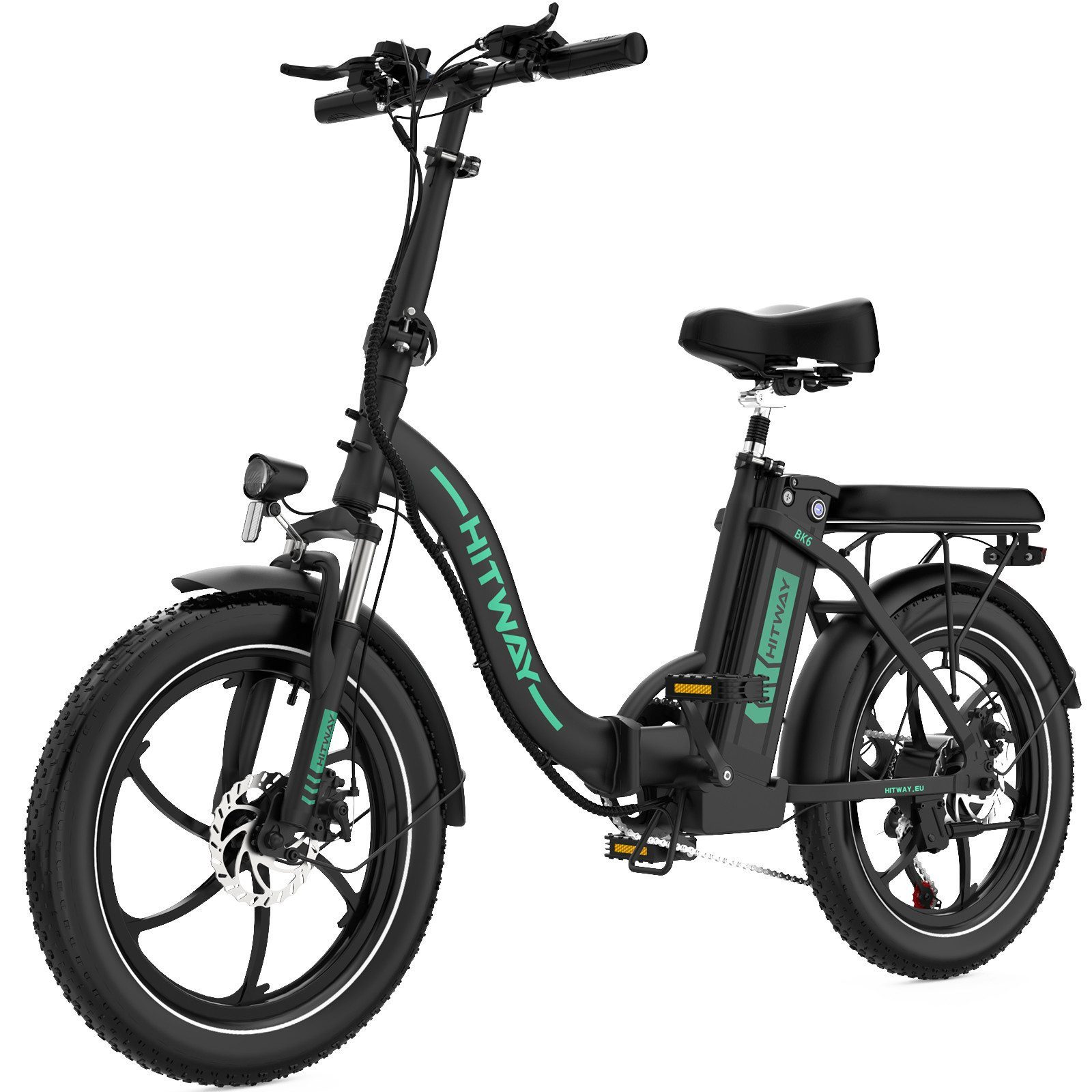 HITWAY E-Bike 20*3,0 zoll Elektrofahrrad Pedelec mit