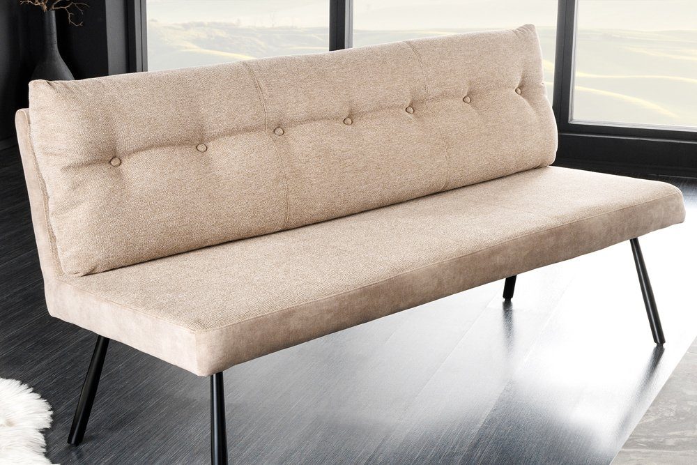 riess-ambiente Sitzbank BIG GEORGE 160cm champagner