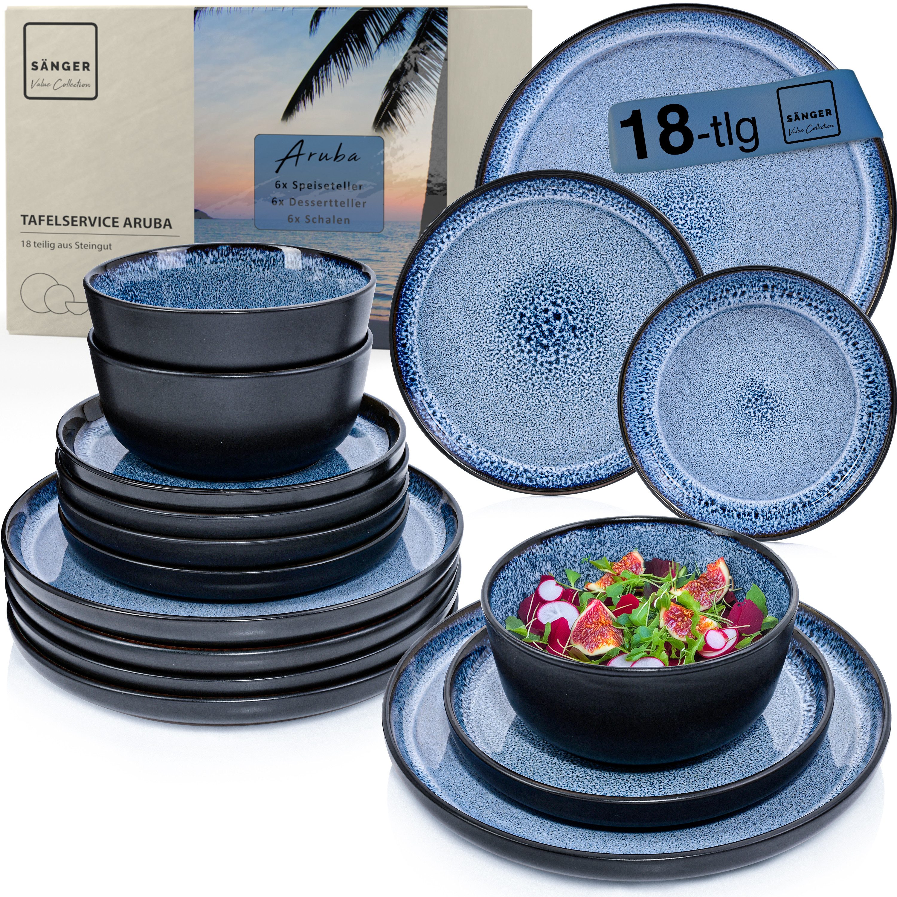 SÄNGER Tafelservice Aruba Geschirrset (18-tlg), 6