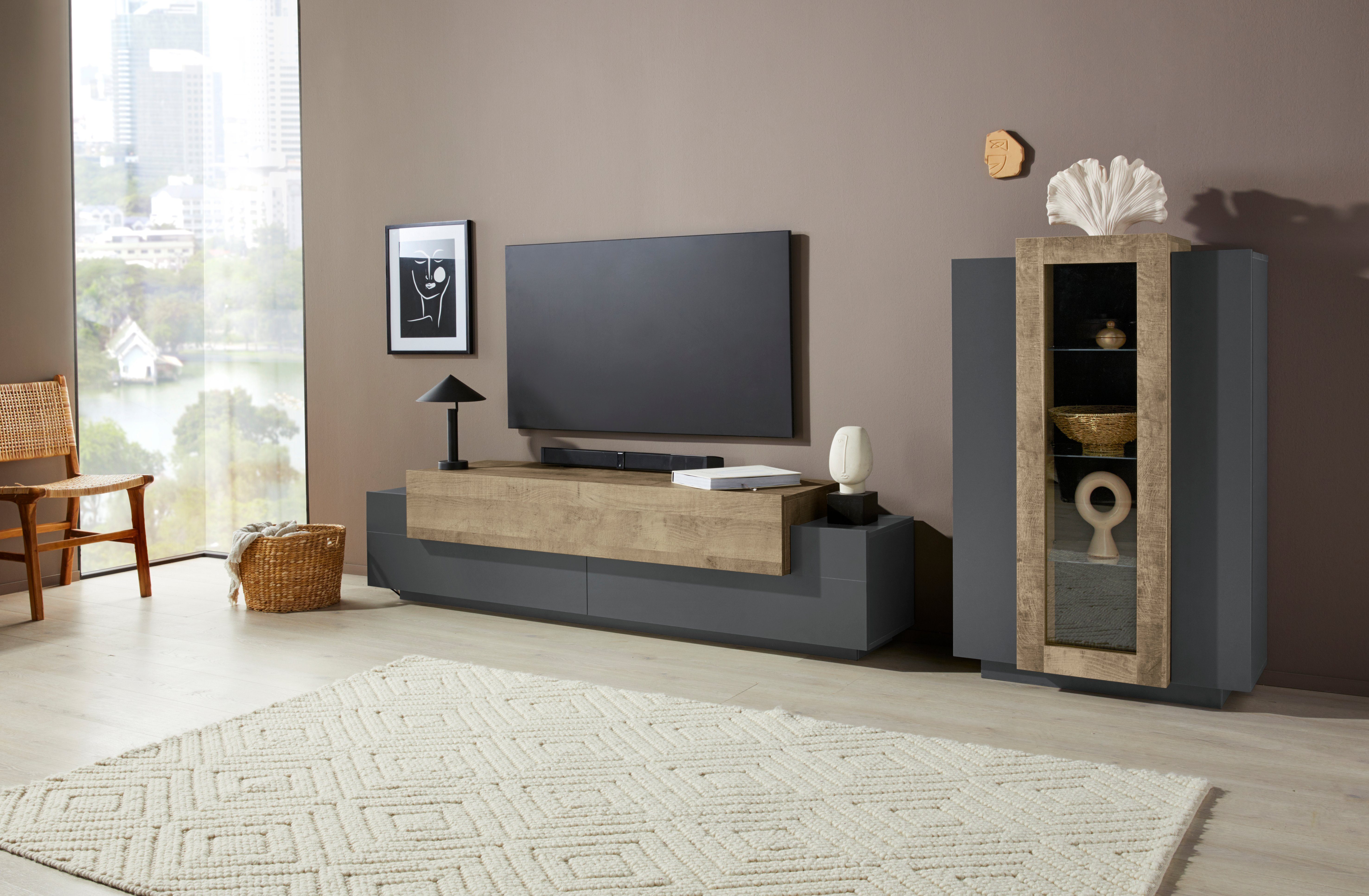 INOSIGN Wohnwand Coro, Anbauwand, Medienwand, (Set,