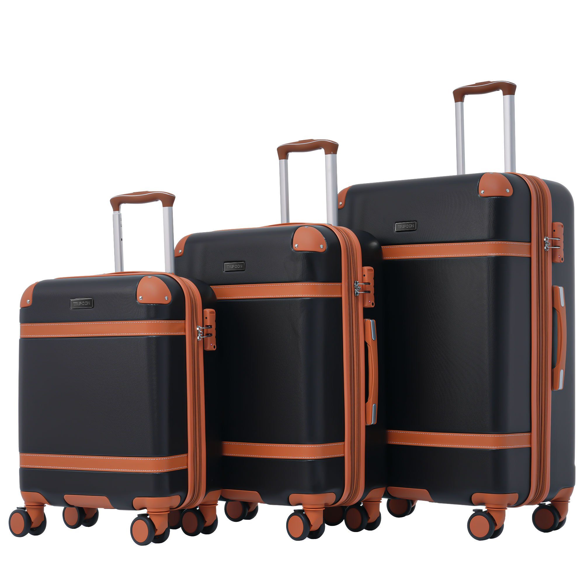 OKWISH Hartschalen-Trolley Handgepäck Koffer Reise Trolley
