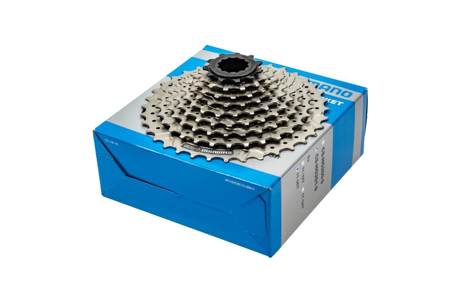 Shimano Zahnkranz SHIMANO Kassette CS-HG201-9 Hyperglide