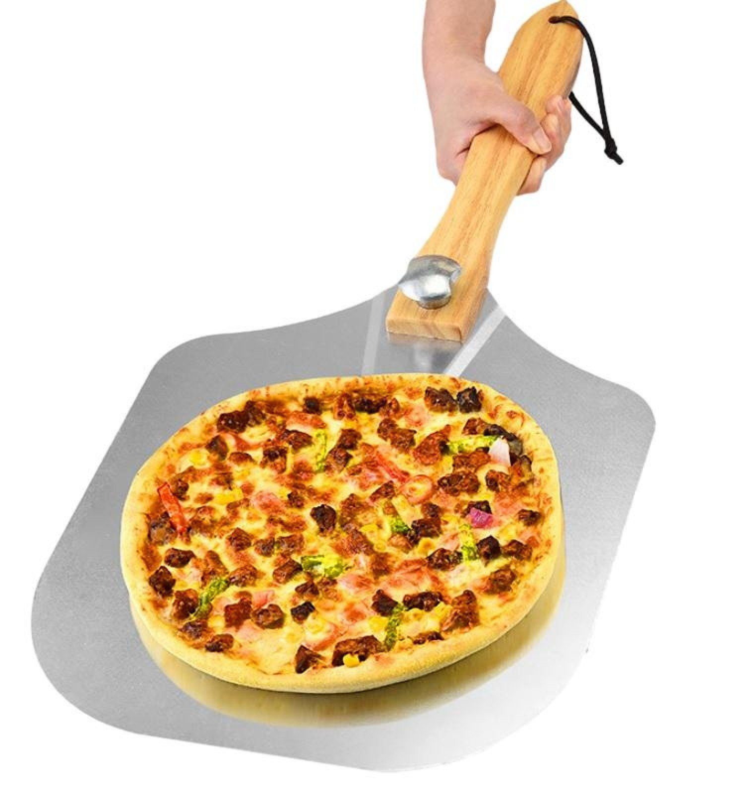 BAYLI Pizzaschneider 63,5 cm Pizzaschaufel aus
