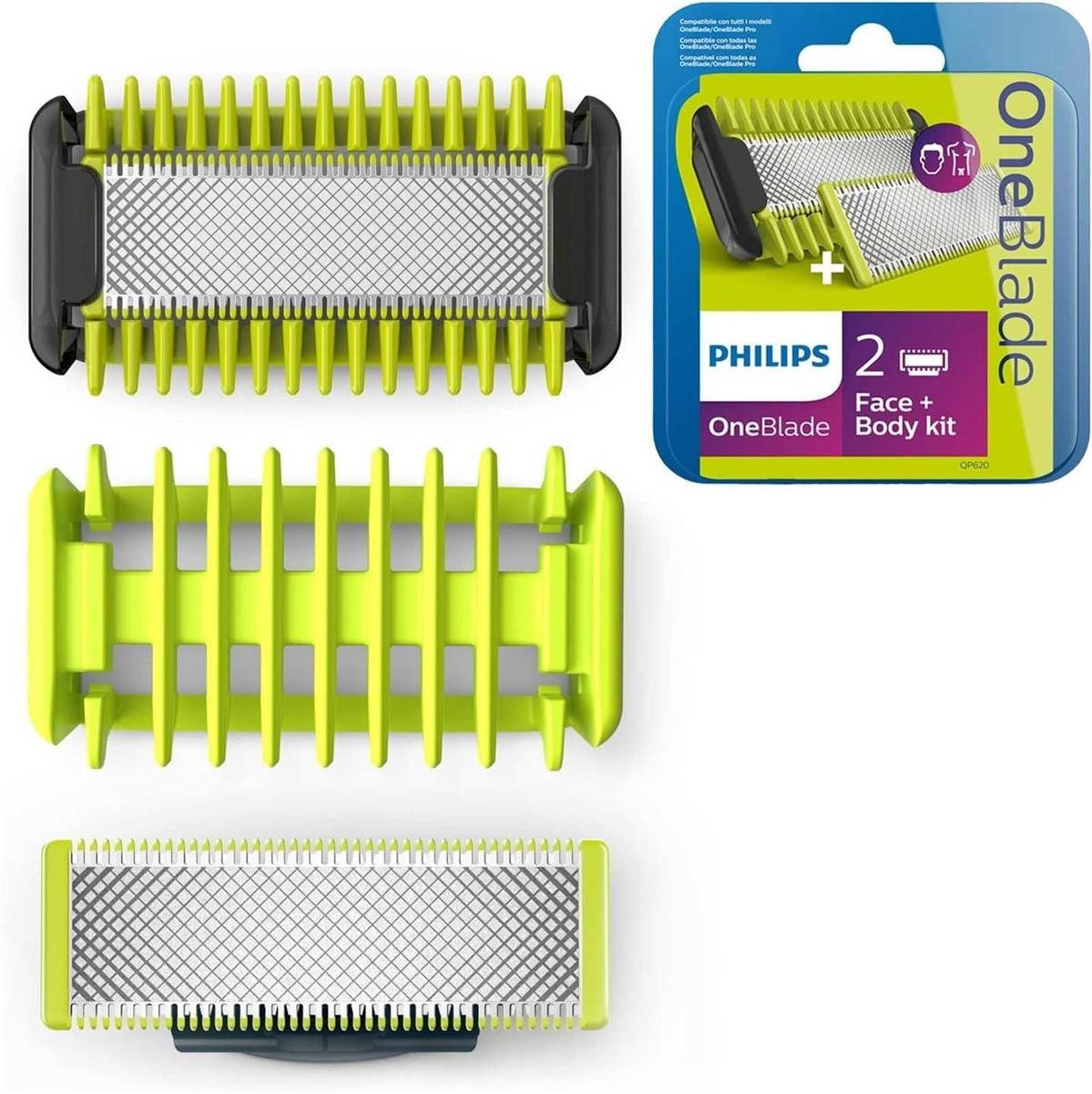 Philips Rasierklingen Philips OneBlade Original-Ersatzklingen mit