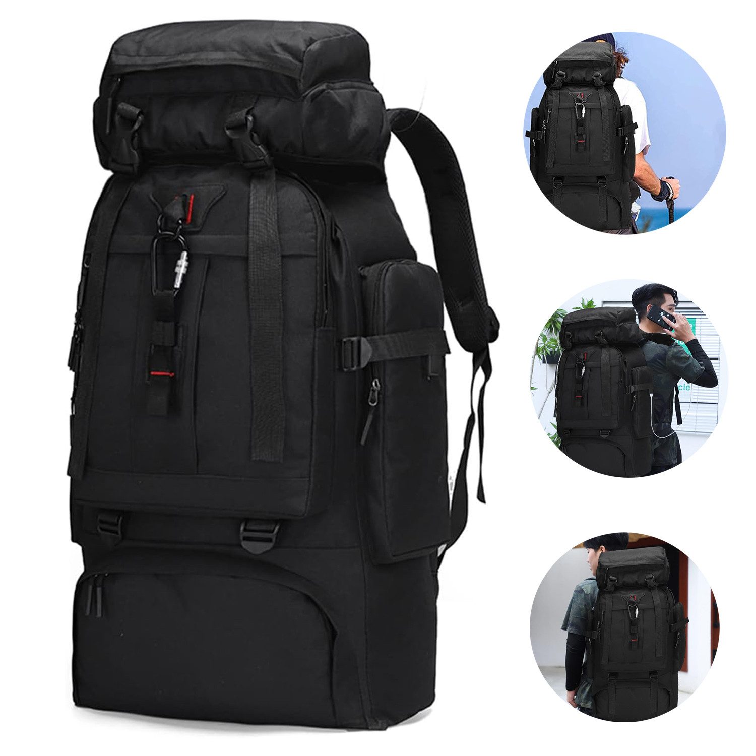 OKWISH Wanderrucksack Reiserucksack Sportrucksack Rucksäcke Taktischer