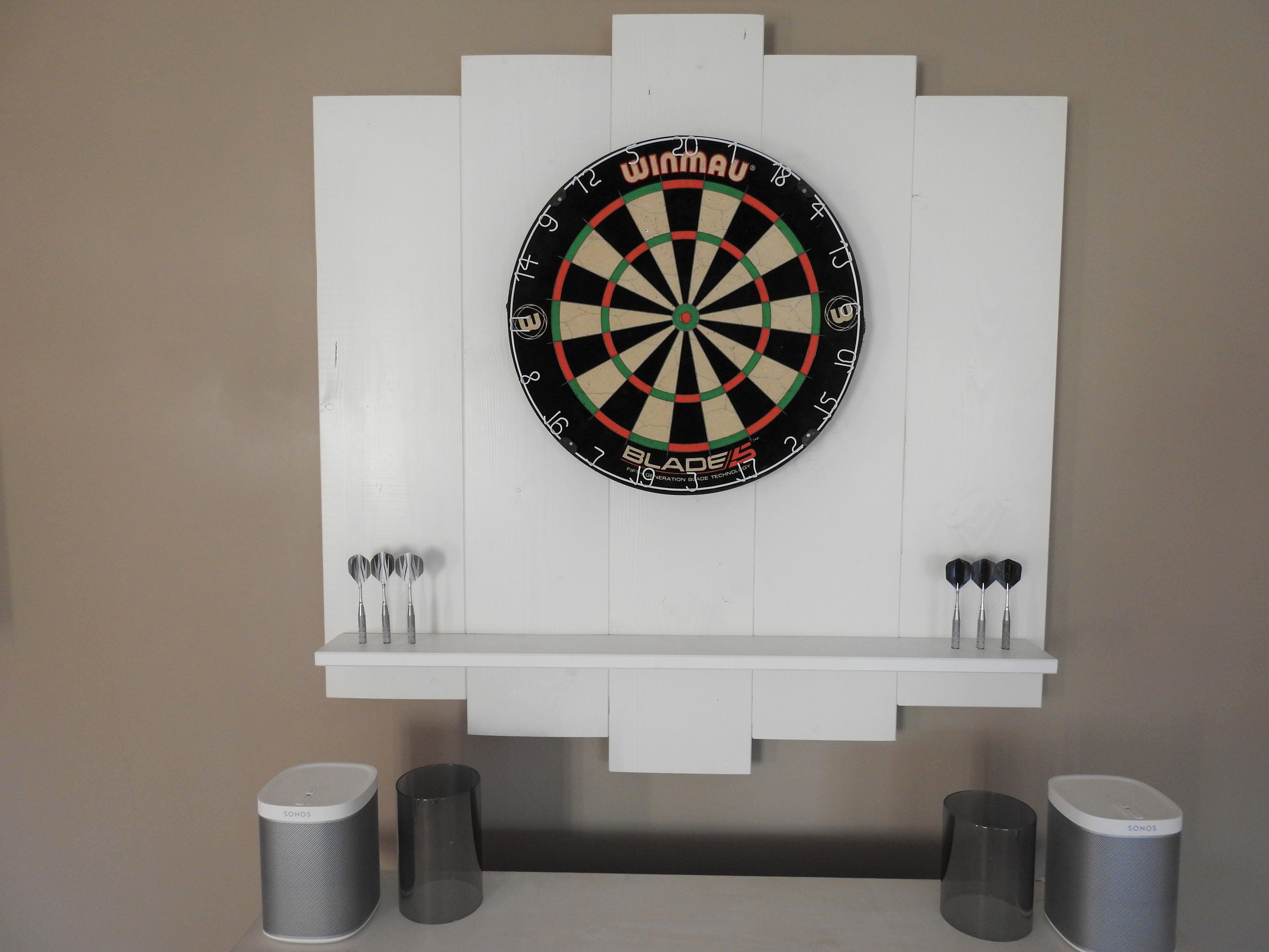 WDS Dartscheibe WOODEN Dartboard Surround, (Premium