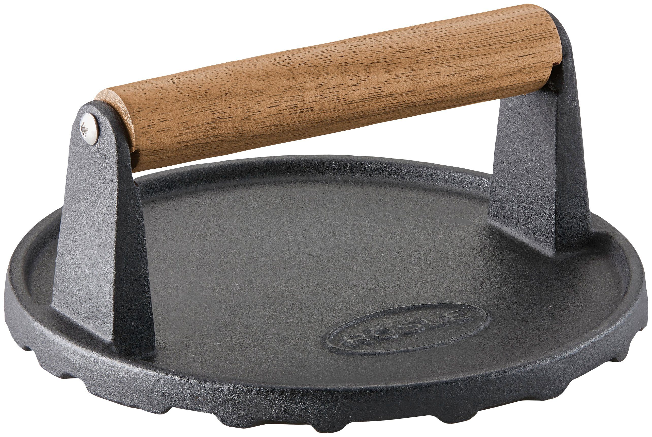 RÖSLE Burgerpresse BBQ Gewicht, 25231, Gusseisen,