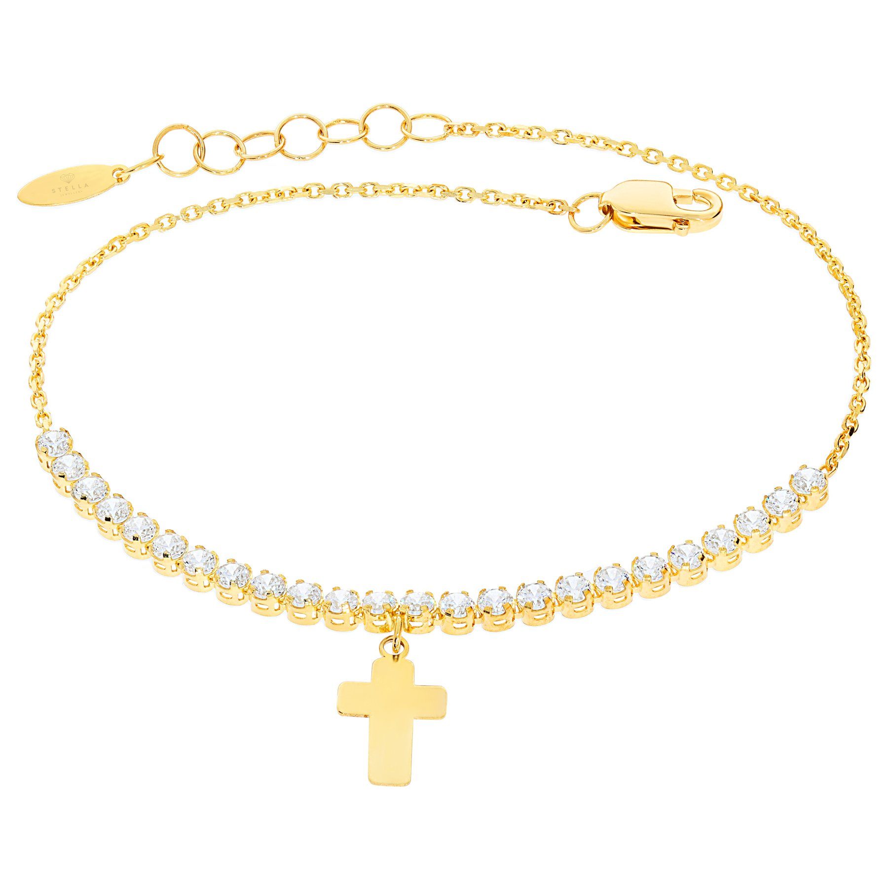 Stella-Jewellery Goldarmband Damen Armband 585 Gelbgold