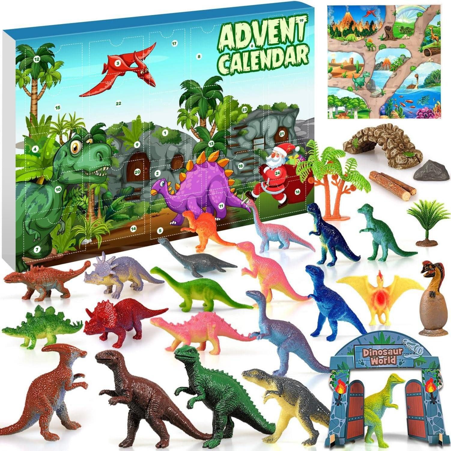 LuxusKollektion Spielzeug-Adventskalender Dinosaurier Adventskalender 2024 für