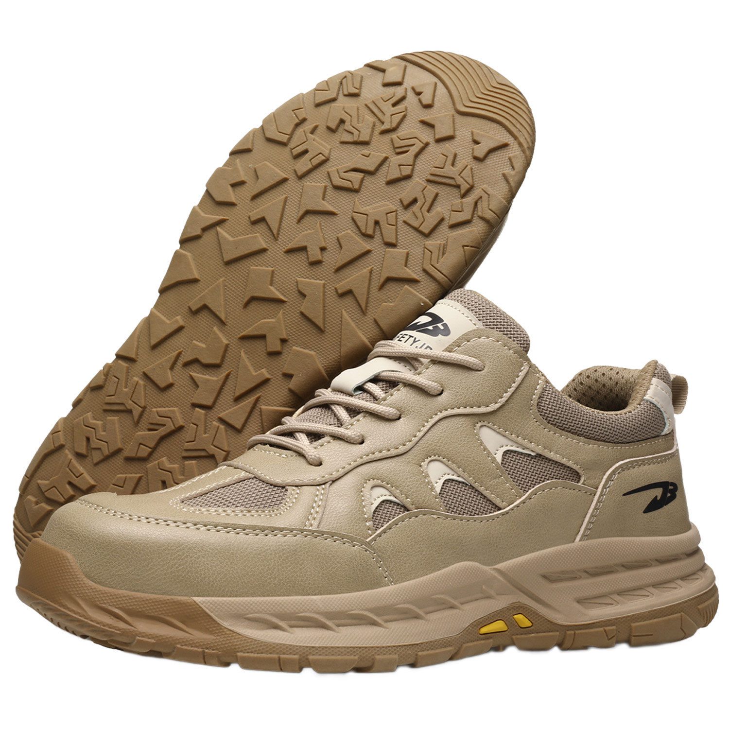 Refttenw Abriebfestigkeit Atmungsaktiv Mikrofaser-Leder Arbeitsschuhe Sicherheitsschuh