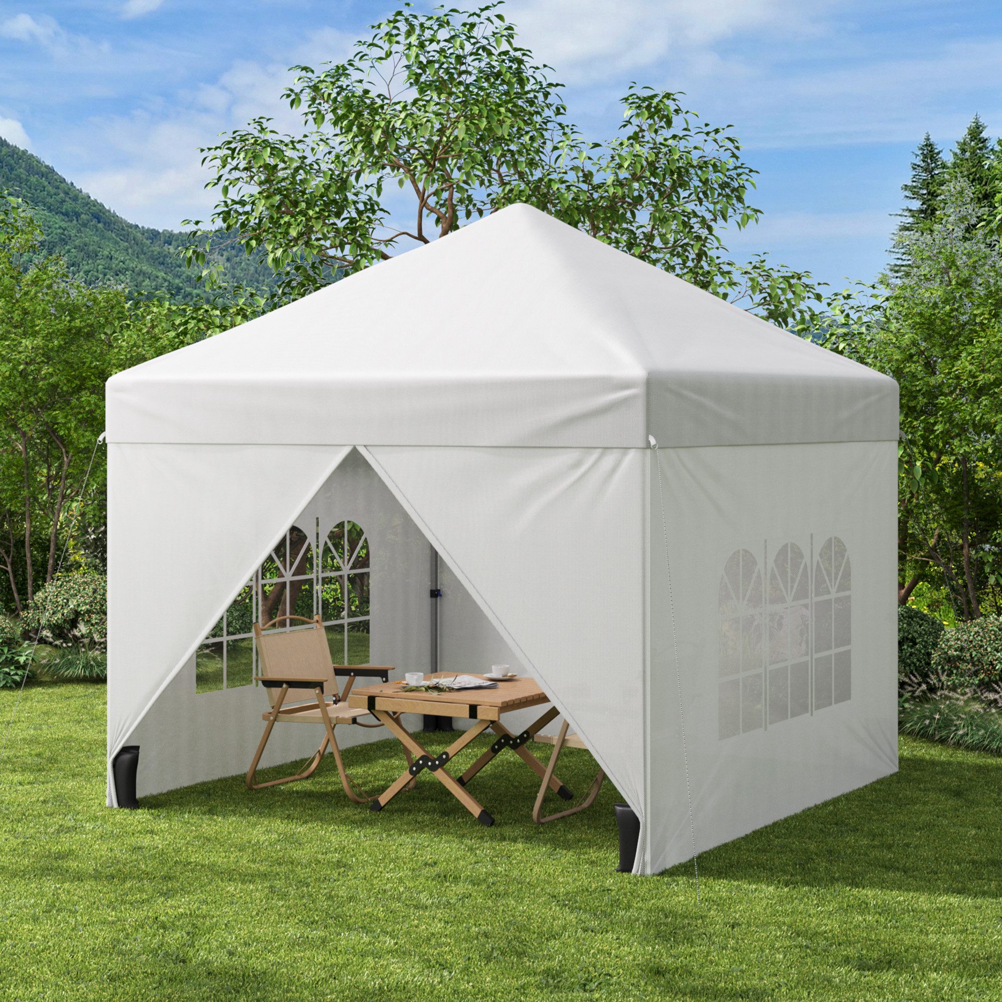 Bealife Pavillon Pavillon 3x3m Pop-Up Pavillon