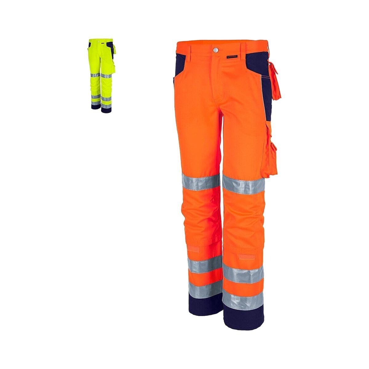 Qualitex Workwear Arbeitshose PRO-Warnschutz in Signalfarben