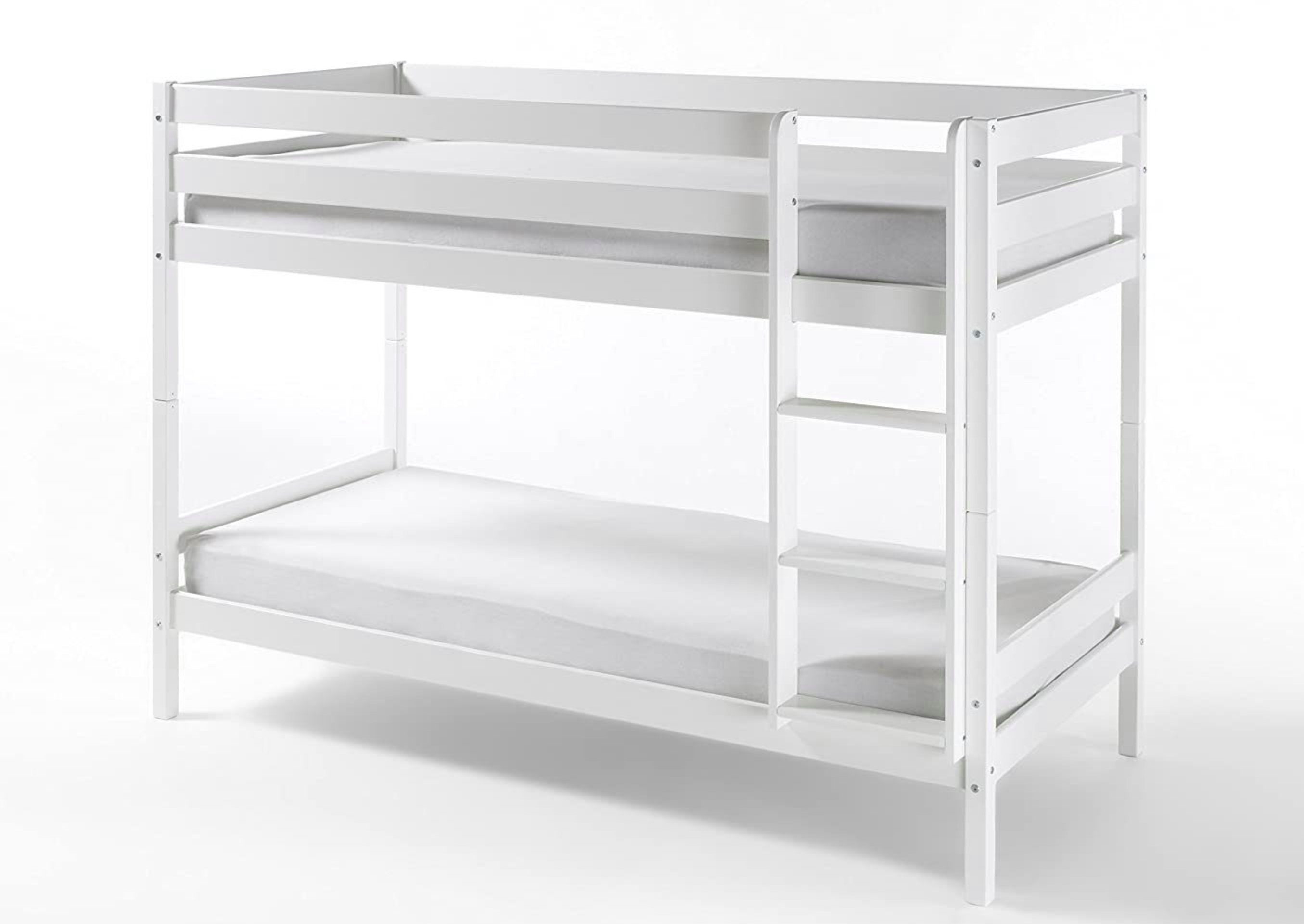 Homeline Etagenbett Kevin Etagenbett Kinderbett Weiss