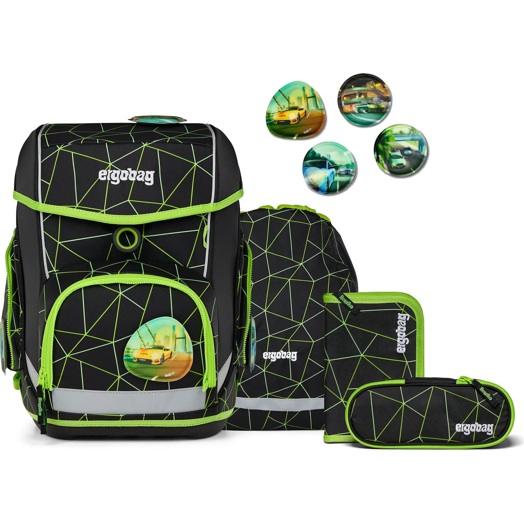 ergobag Schulranzen Cubo 5tlg inkl Sportbeutel