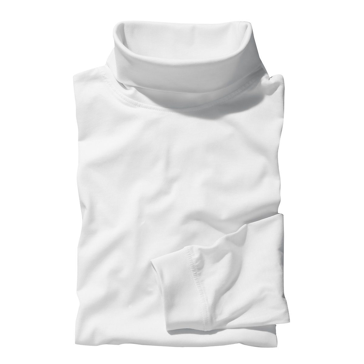 redfield Rollkragenshirt Rollkragen-Langarmshirt Roy weiß Redfield