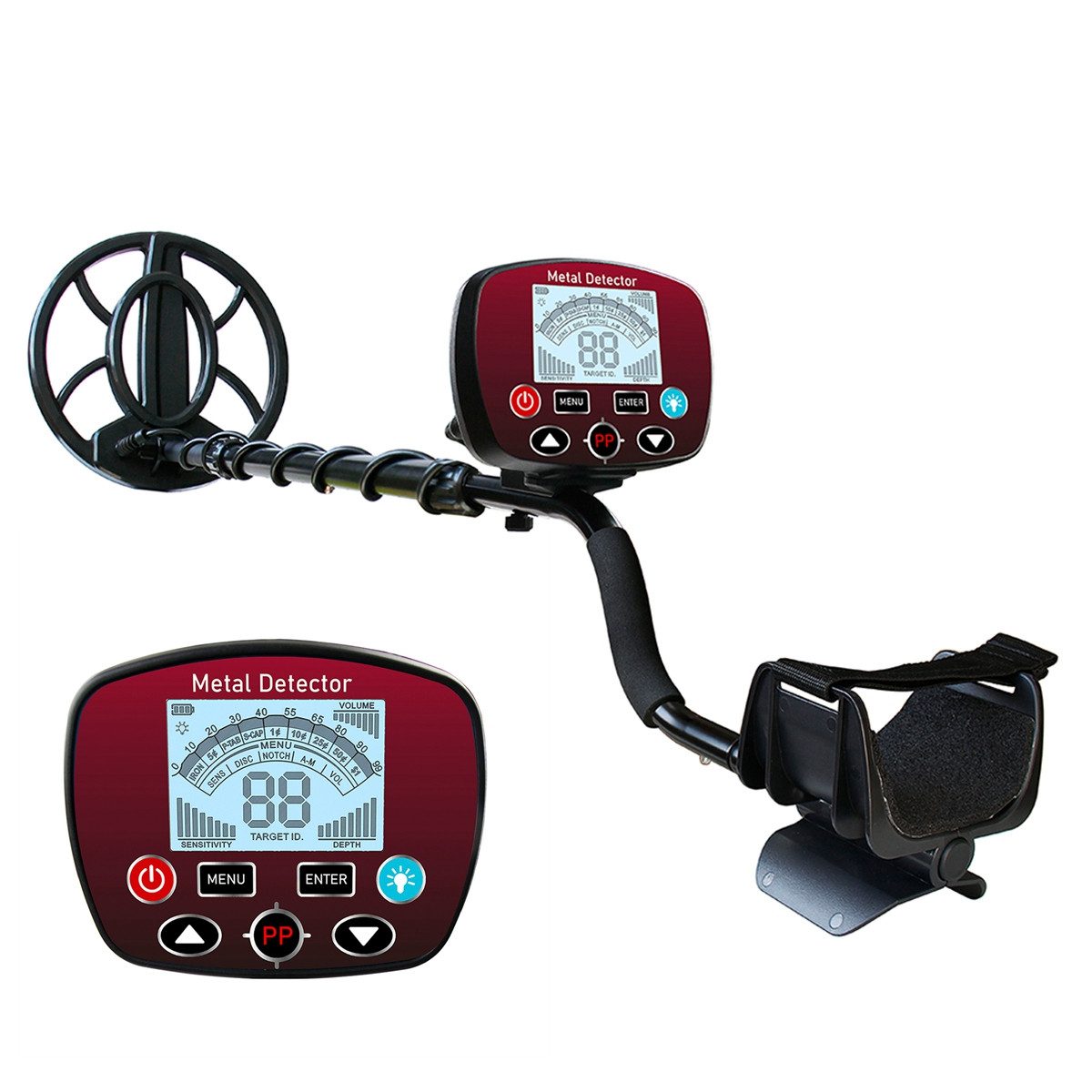 Insma Metalldetektor, LCD Metal Detector Suchgerät