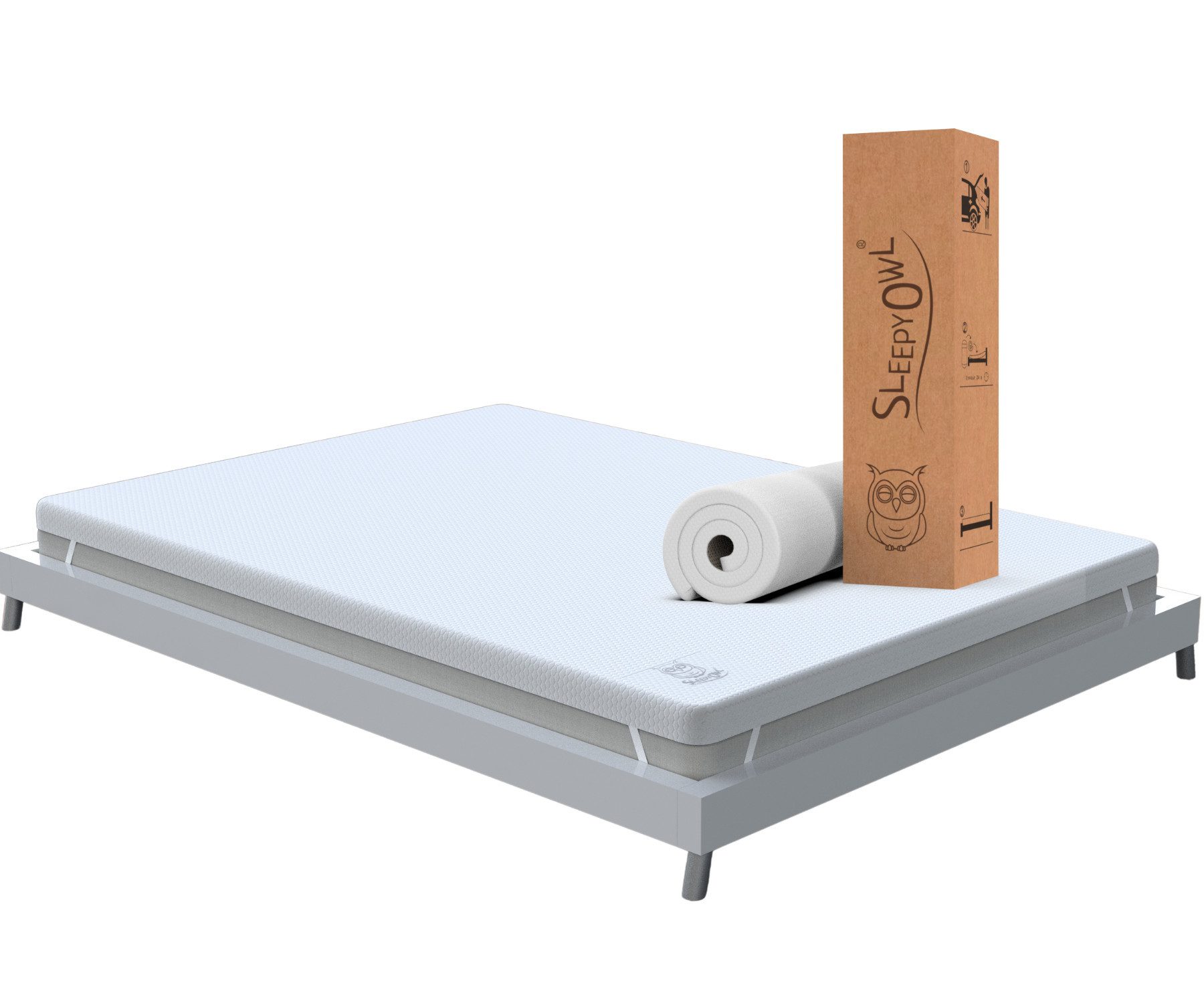 Sleepy Owl, Topper Gel-Memory Matratzentopper, 5-7-10