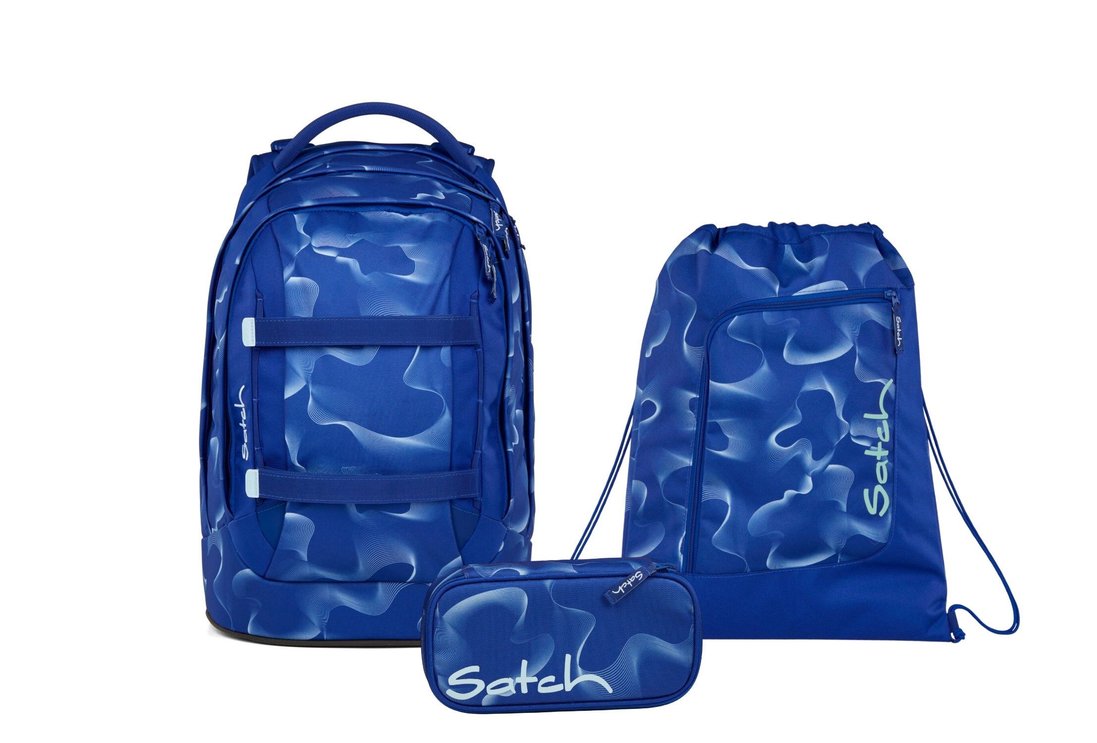 Satch Schulranzen Schulrucksack-Set PACK Vibrant Blue