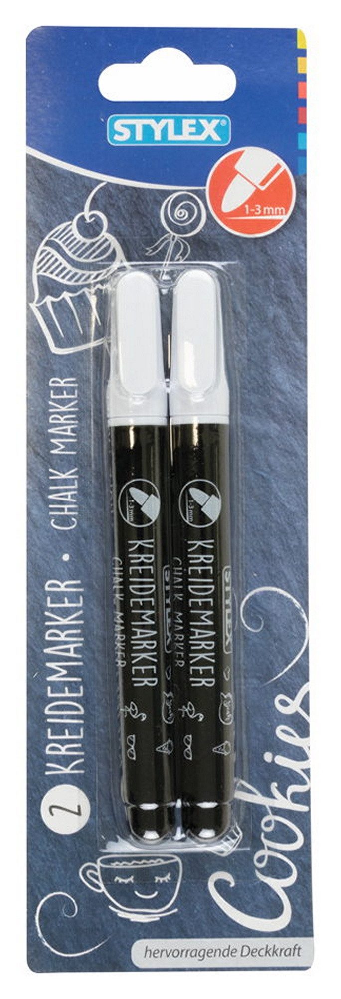 Stylex Schreibwaren Marker 2 Kreidemarker /
