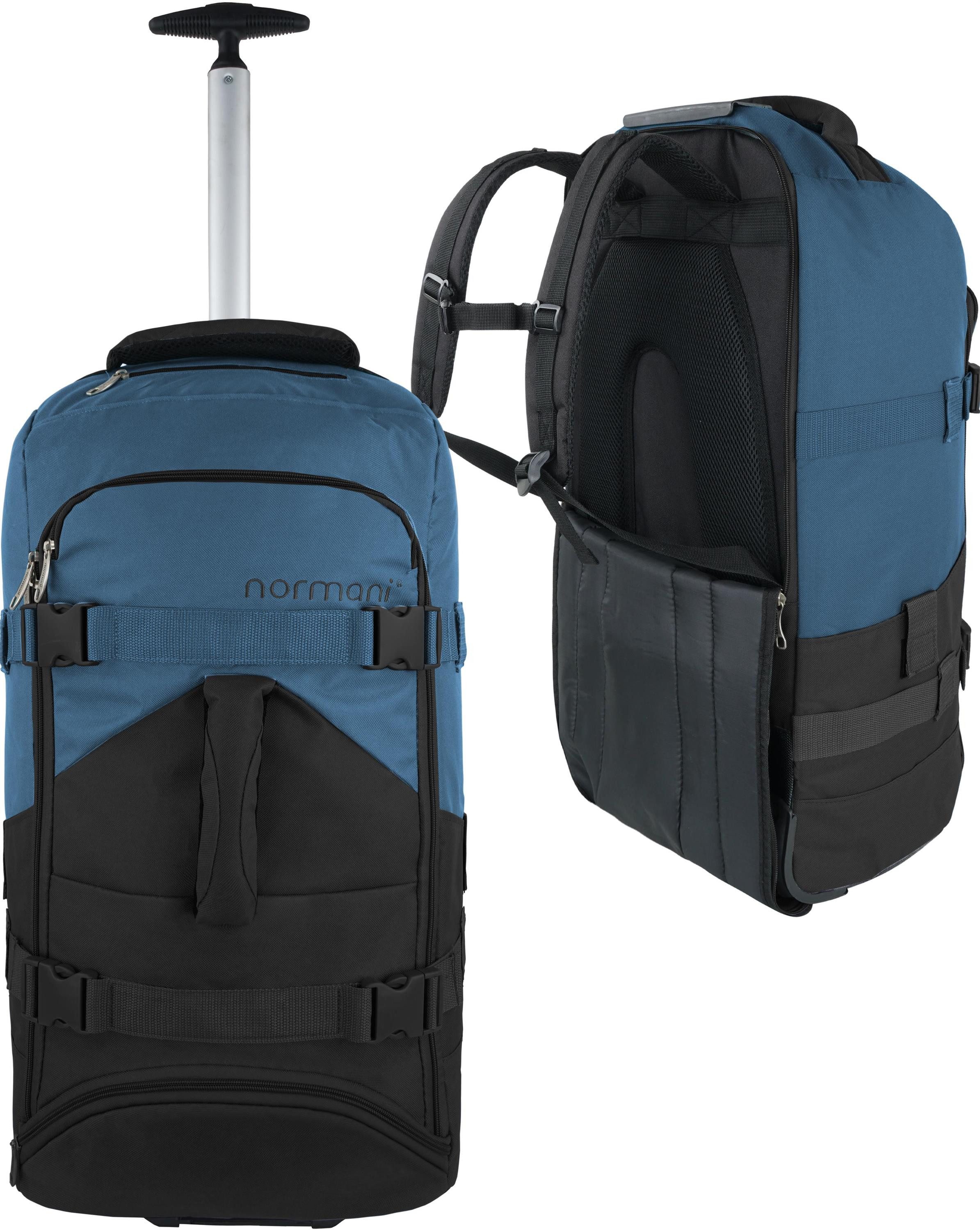 normani Reisetasche Reisetasche mit Rucksackfunktion 60