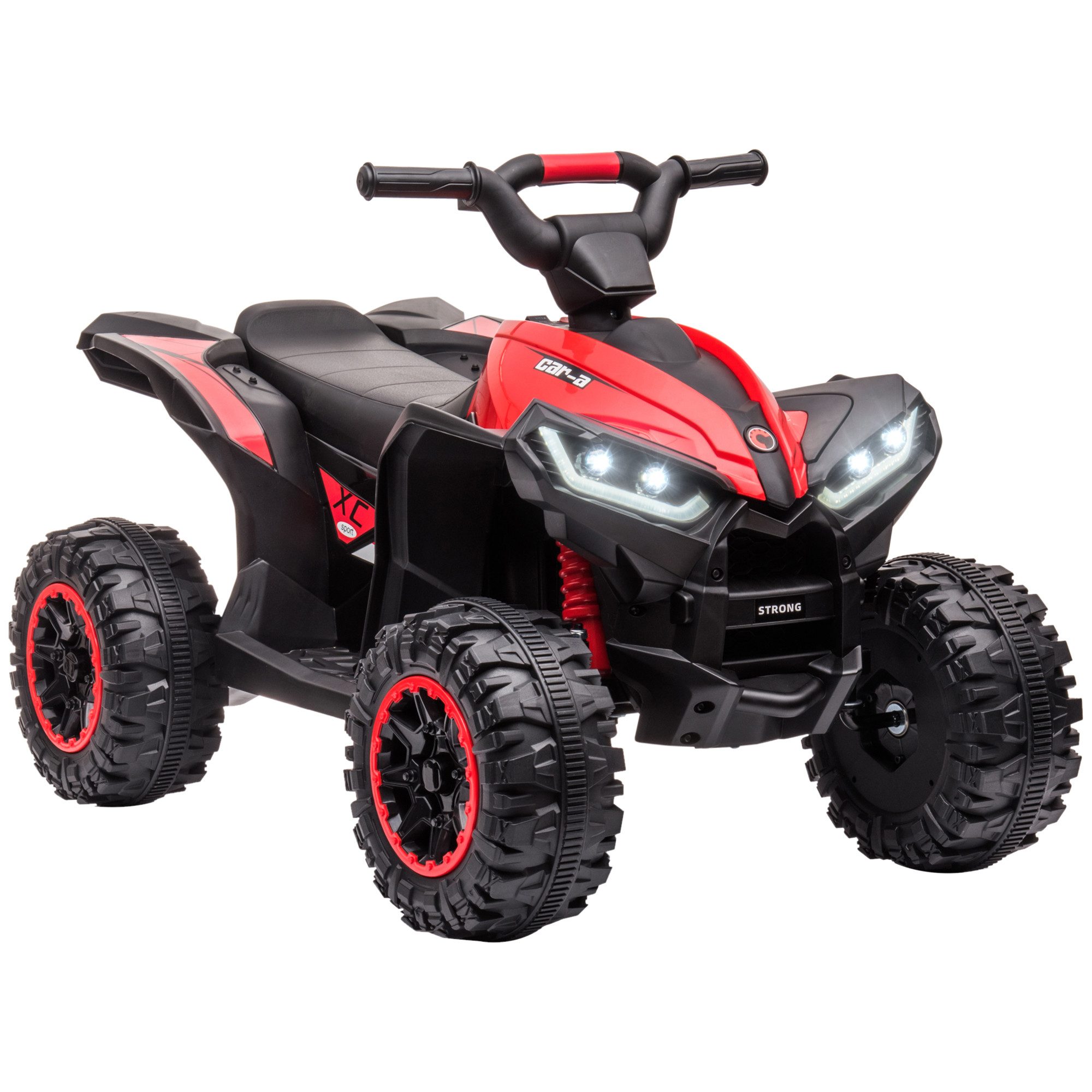HOMCOM Elektro-Kinderquad Elektro-Quad, Kindermotorrad mit USB-Anschluss,