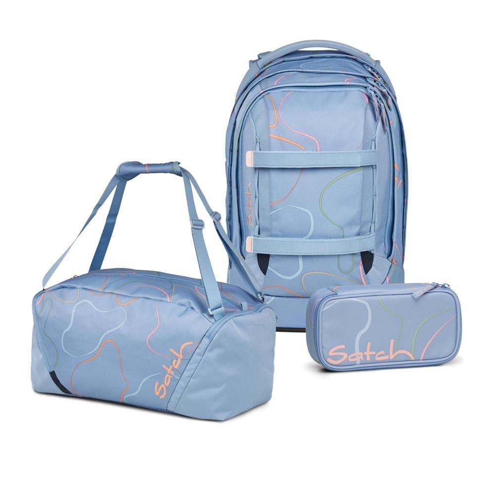 Satch Schulrucksack Pack (3tlg, inkl. Schlamperbox