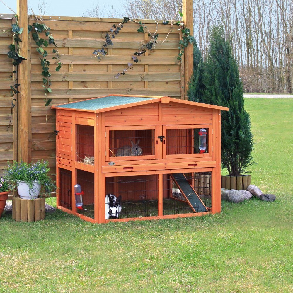 TRIXIE Kleintierstall natura Kaninchenstall XL, 2
