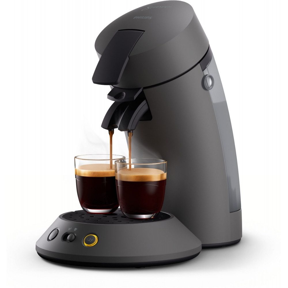 Philips Senseo Kaffeepadmaschine, grau, Crema Plus
