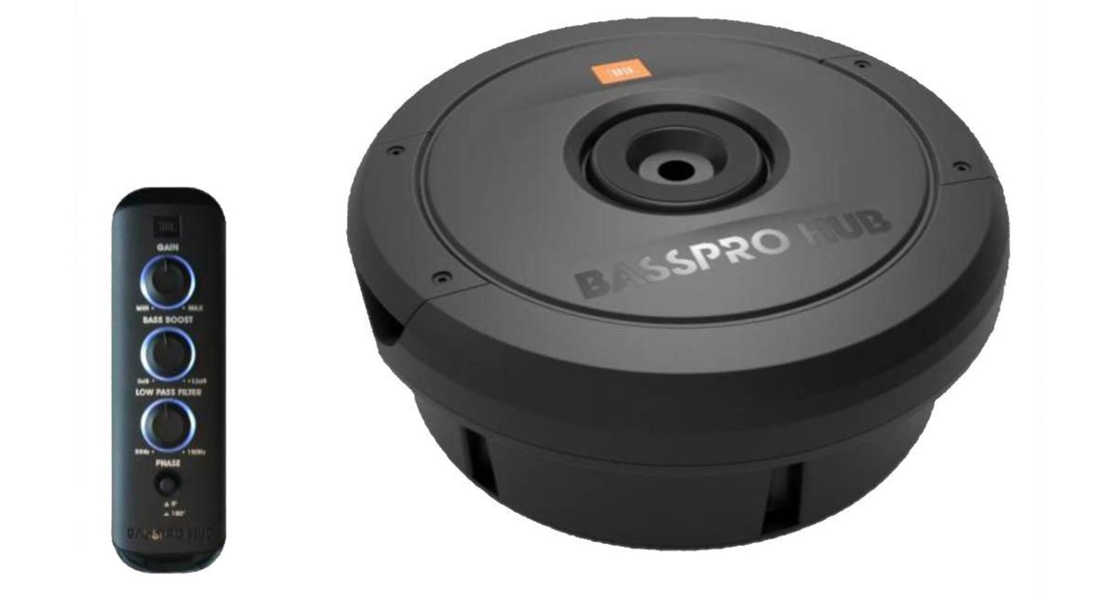 JBL BassPro Hub Reserverad-Subwoofer AKTIV Gehäuse