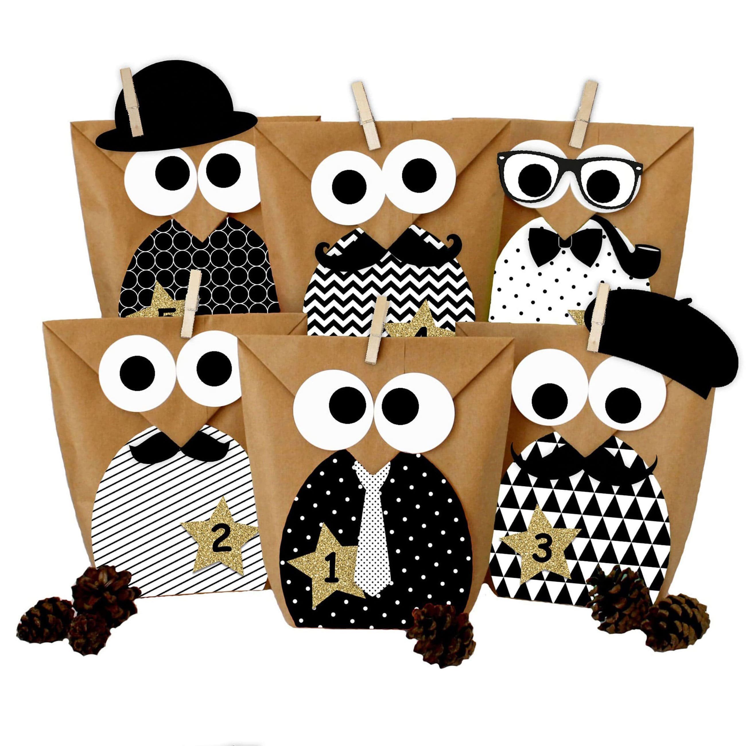 PAPIERDRACHEN Adventskalender DIY Adventskalender - Weihnachtseulen