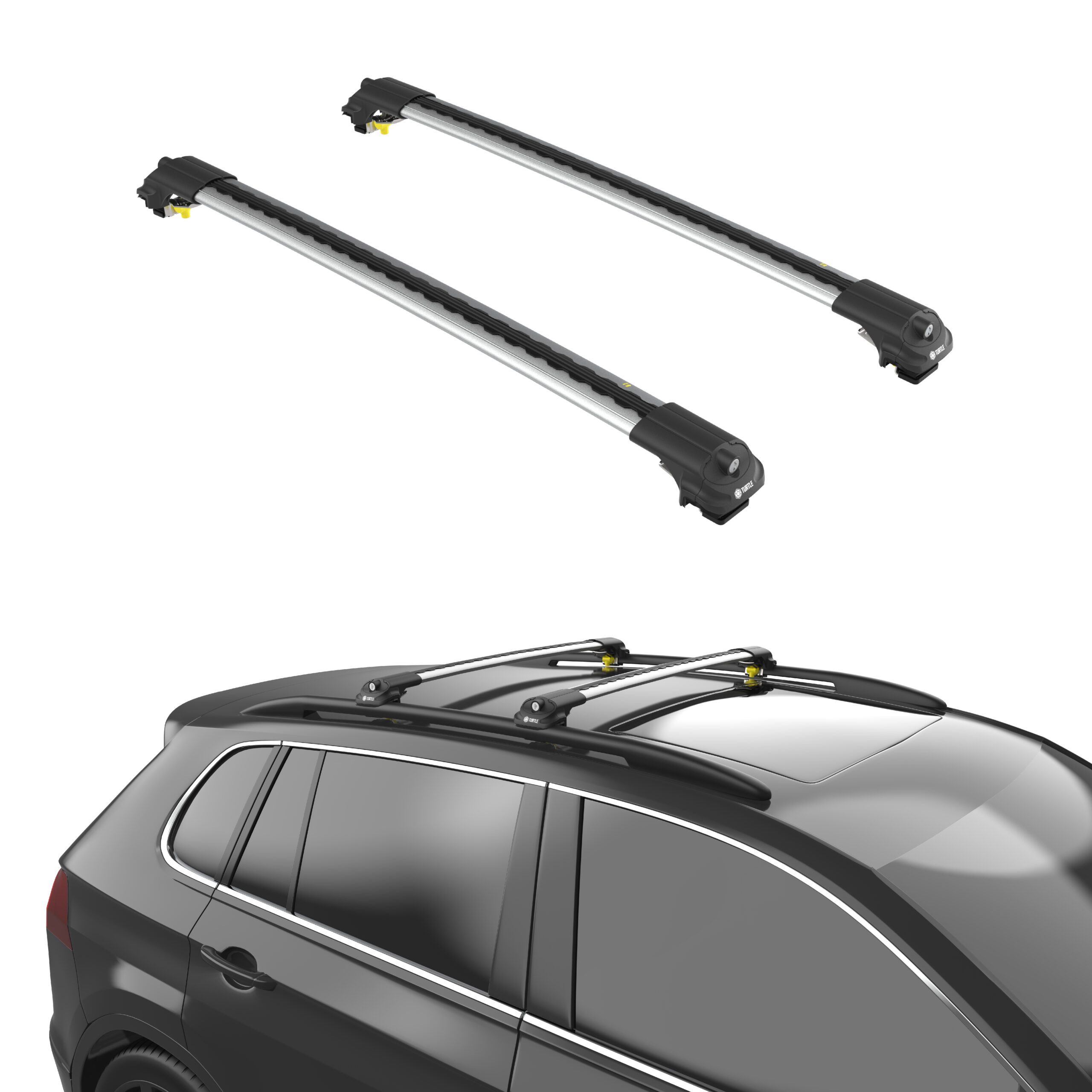 TURTLE Dachbox-Halterung TURTLE kompatibel mit Skoda