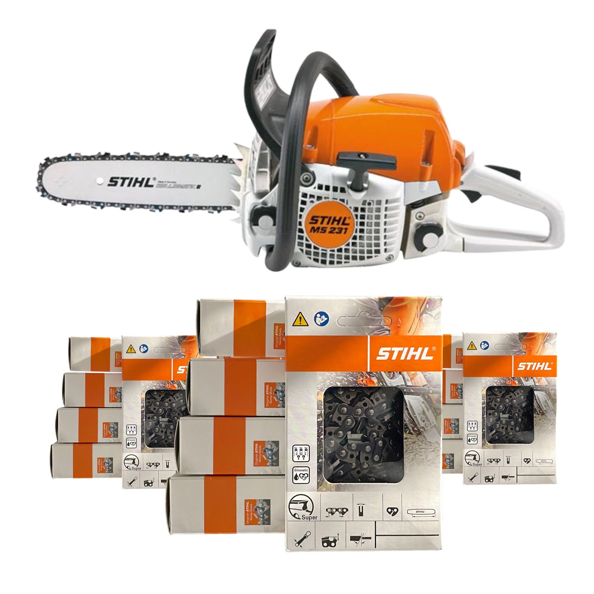 STIHL Benzin-Kettensäge Stihl MS 231 Motorsäge