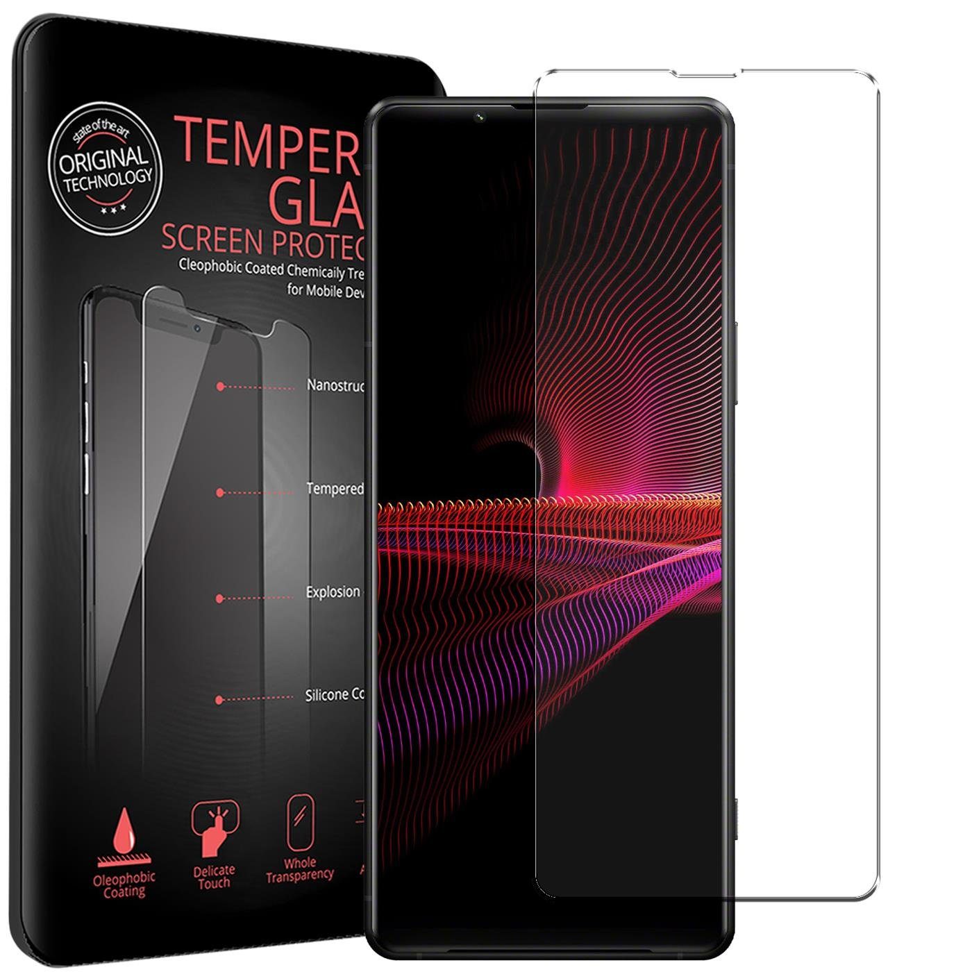 CoolGadget Schutzfolie Panzerfolie für Sony Xperia