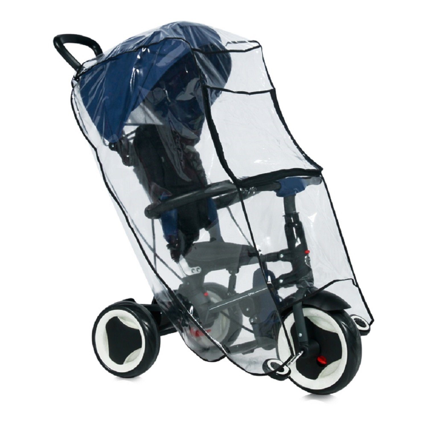 Lorelli Kinderwagen-Regenschutzhülle Universal Regenschutz Dreirad, Kinder
