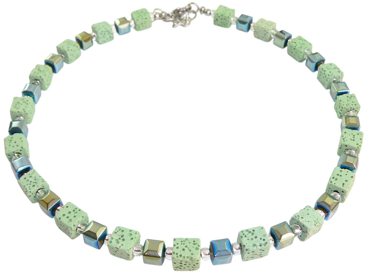 traumschmuck Collier 113c Halskette Würfelkette Würfel