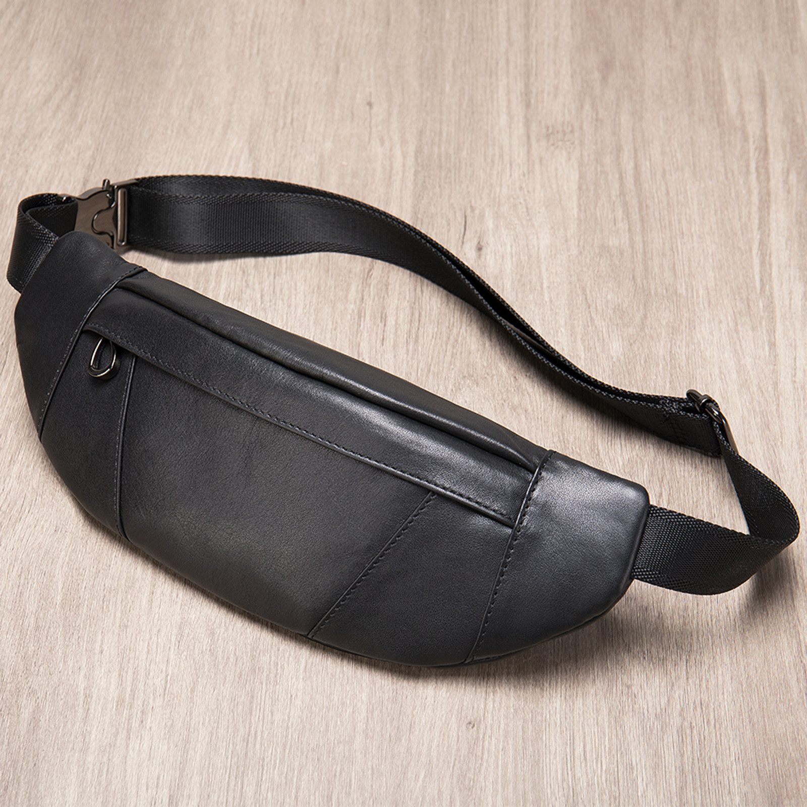 YUBRO-STUDIO Bauchtasche Herren Leder Gürteltasche Bauchtasche