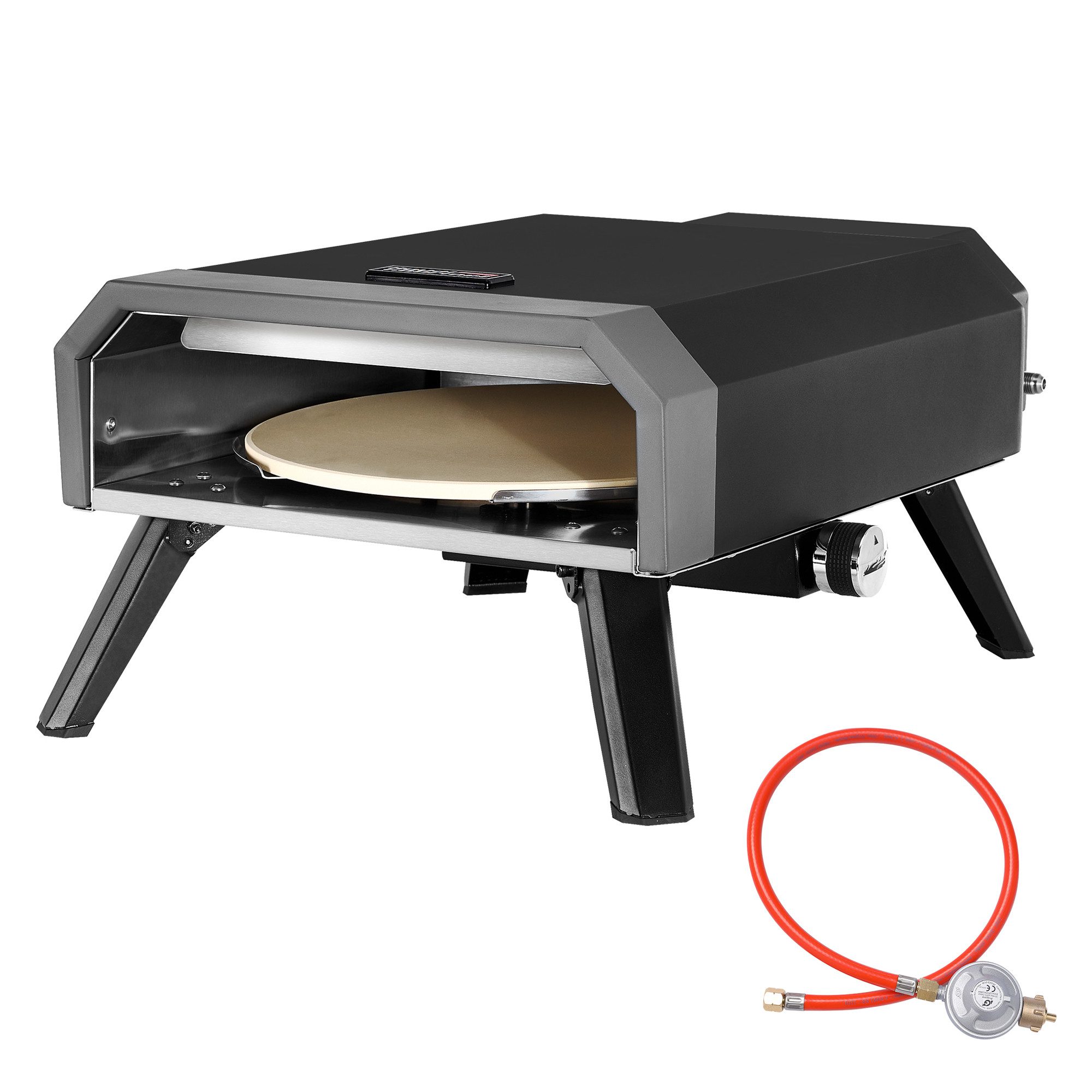 Royal Gourmet Gas-Pizzaofen 4kW Pizzaofen Kompakt