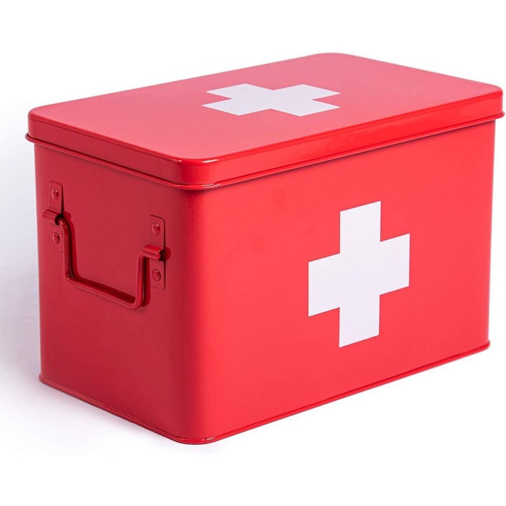 POPOLIC Medizinschrank Medizin Box Metall, Erste