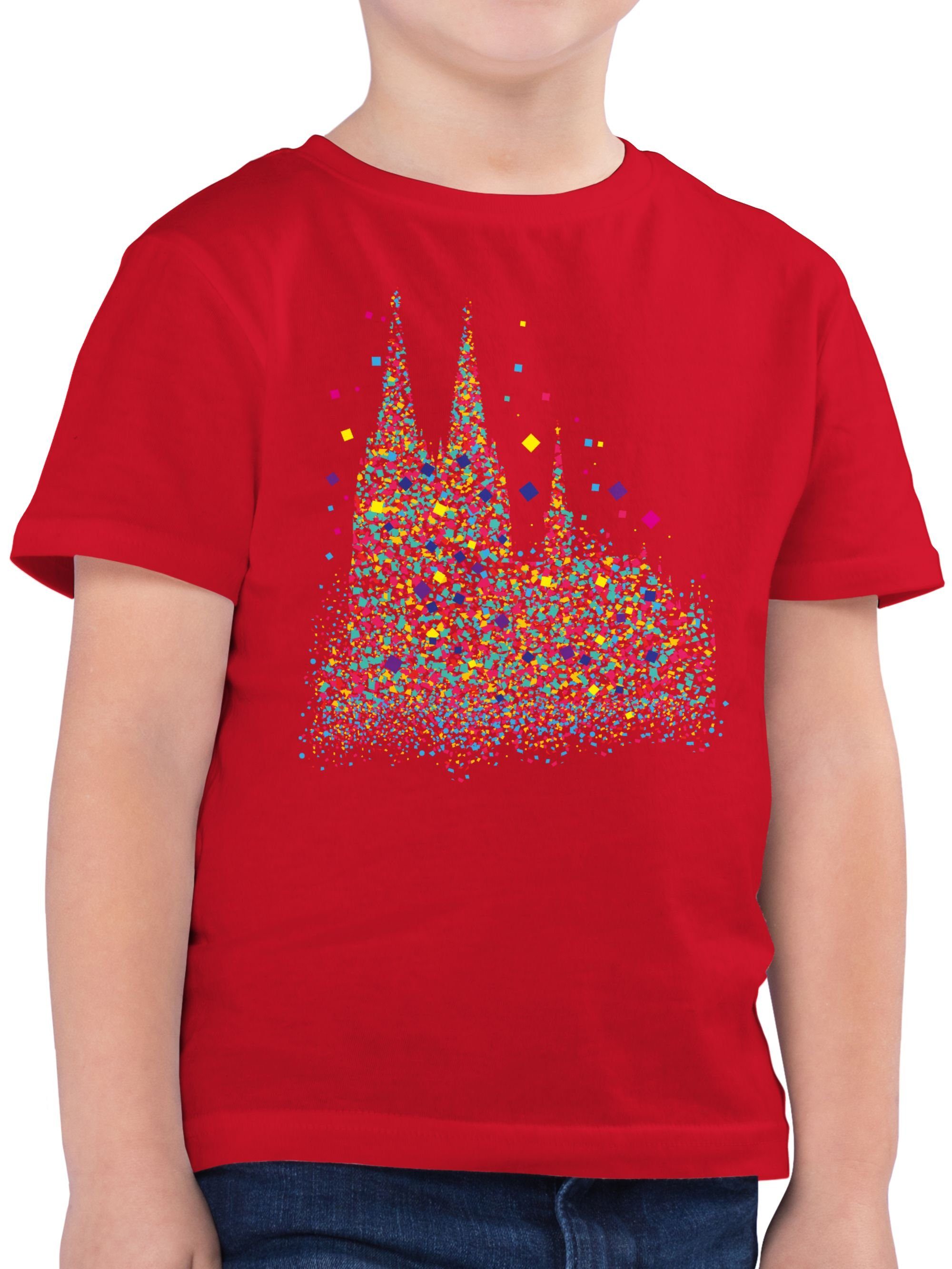 Shirtracer T-Shirt Kölner Dom Konfetti I